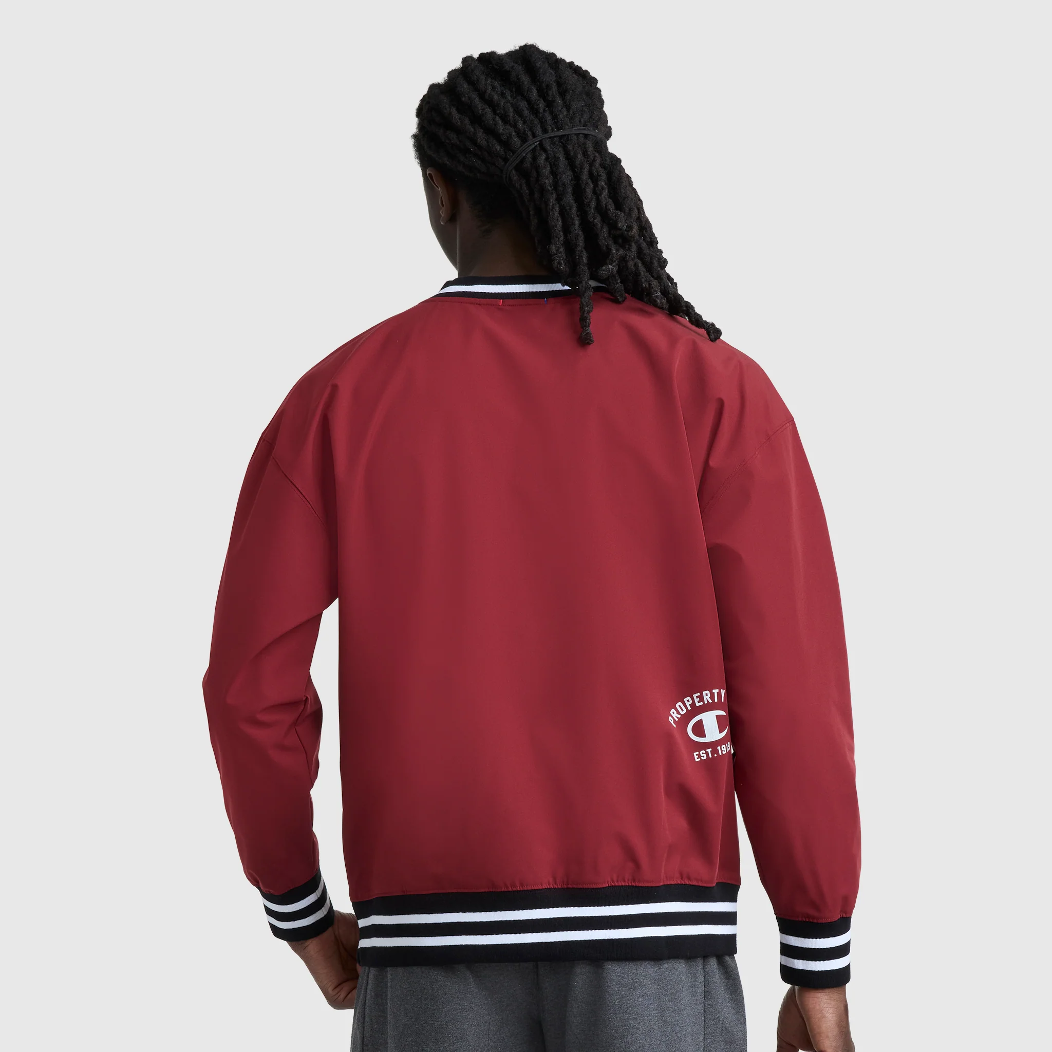Gridiron V-Neck Pullover, C Logo - Image 2