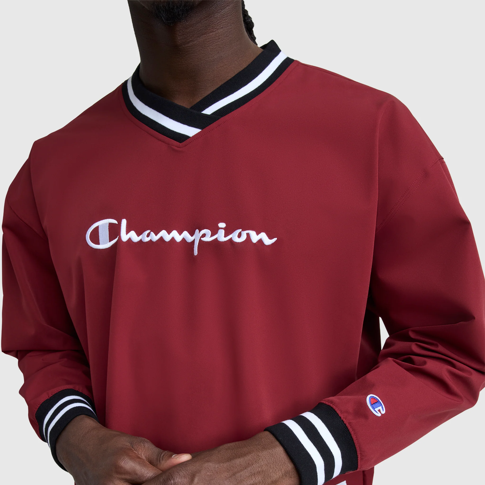 Gridiron V-Neck Pullover, C Logo - Image 4