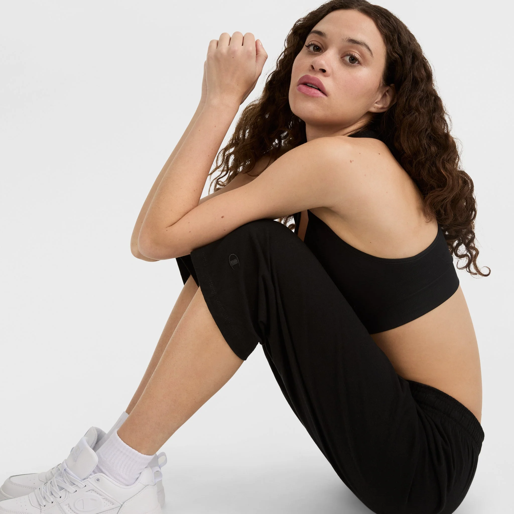 Lightweight Lounge Capri Pants, C Logo - Image 4