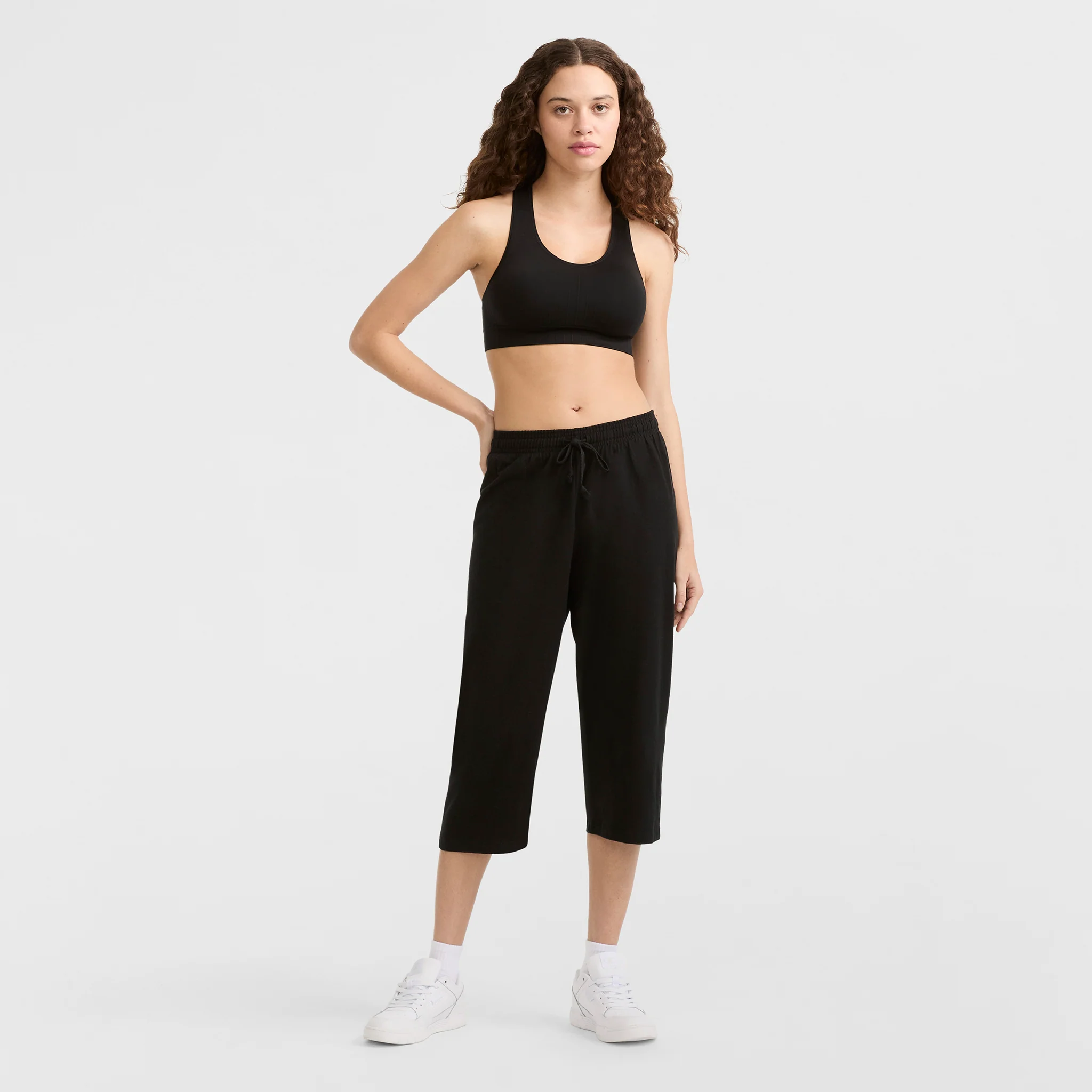 Lightweight Lounge Capri Pants, C Logo - Image 5