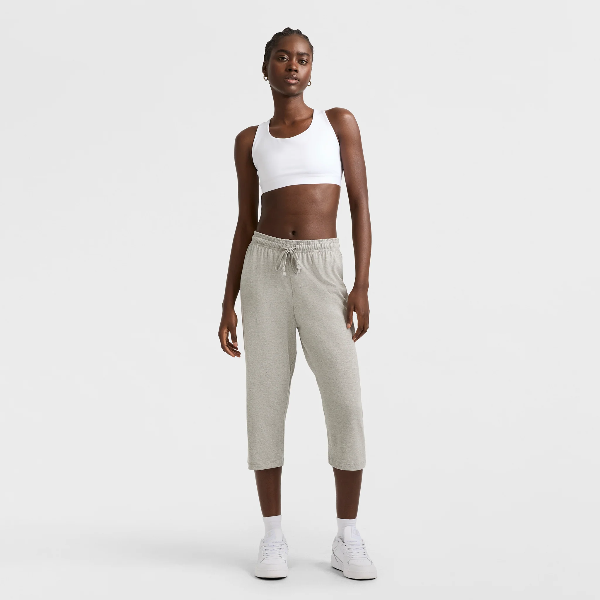 Lightweight Lounge Capri Pants, C Logo - Image 4