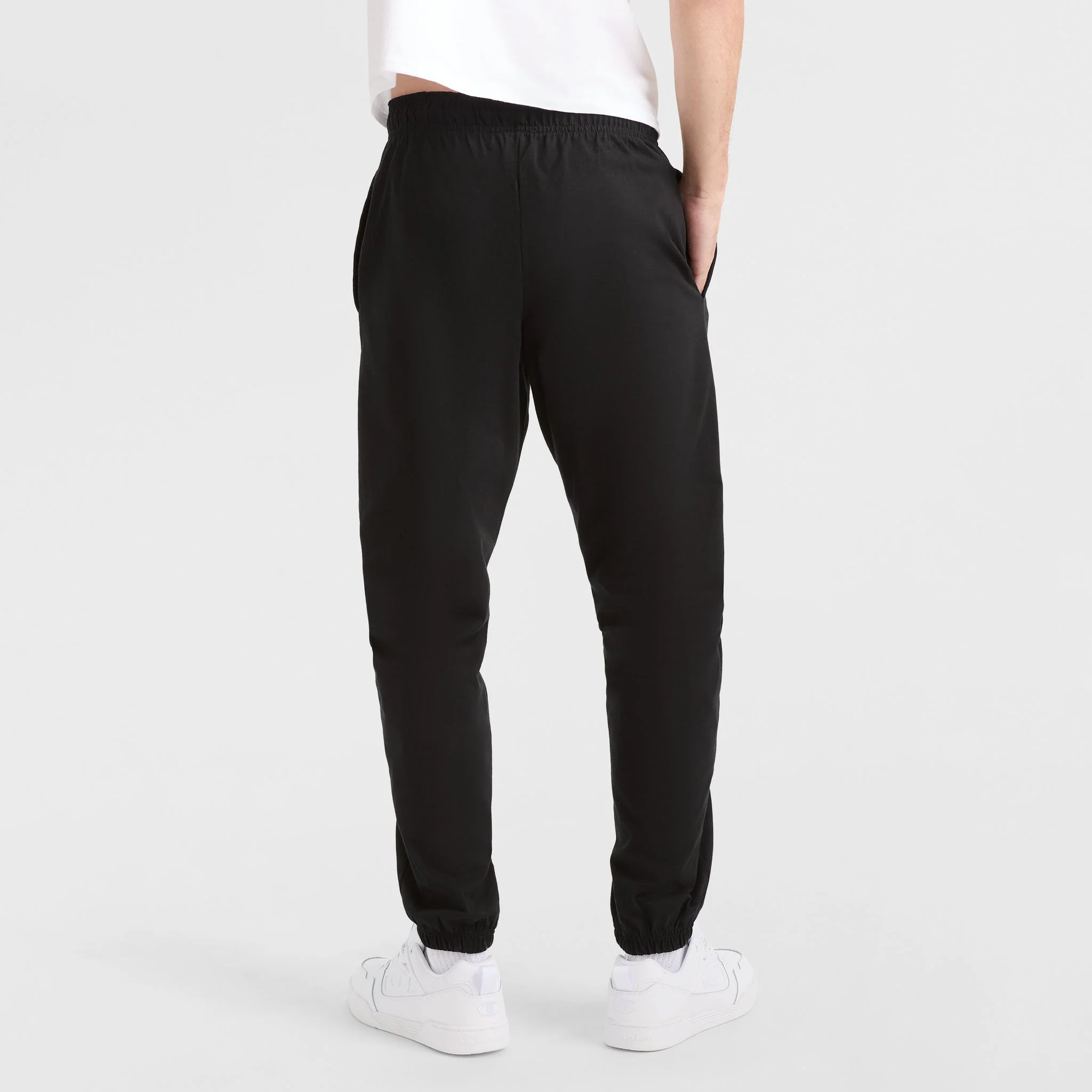 Lightweight Lounge Pants, Cinched Hem, C Logo - Image 2