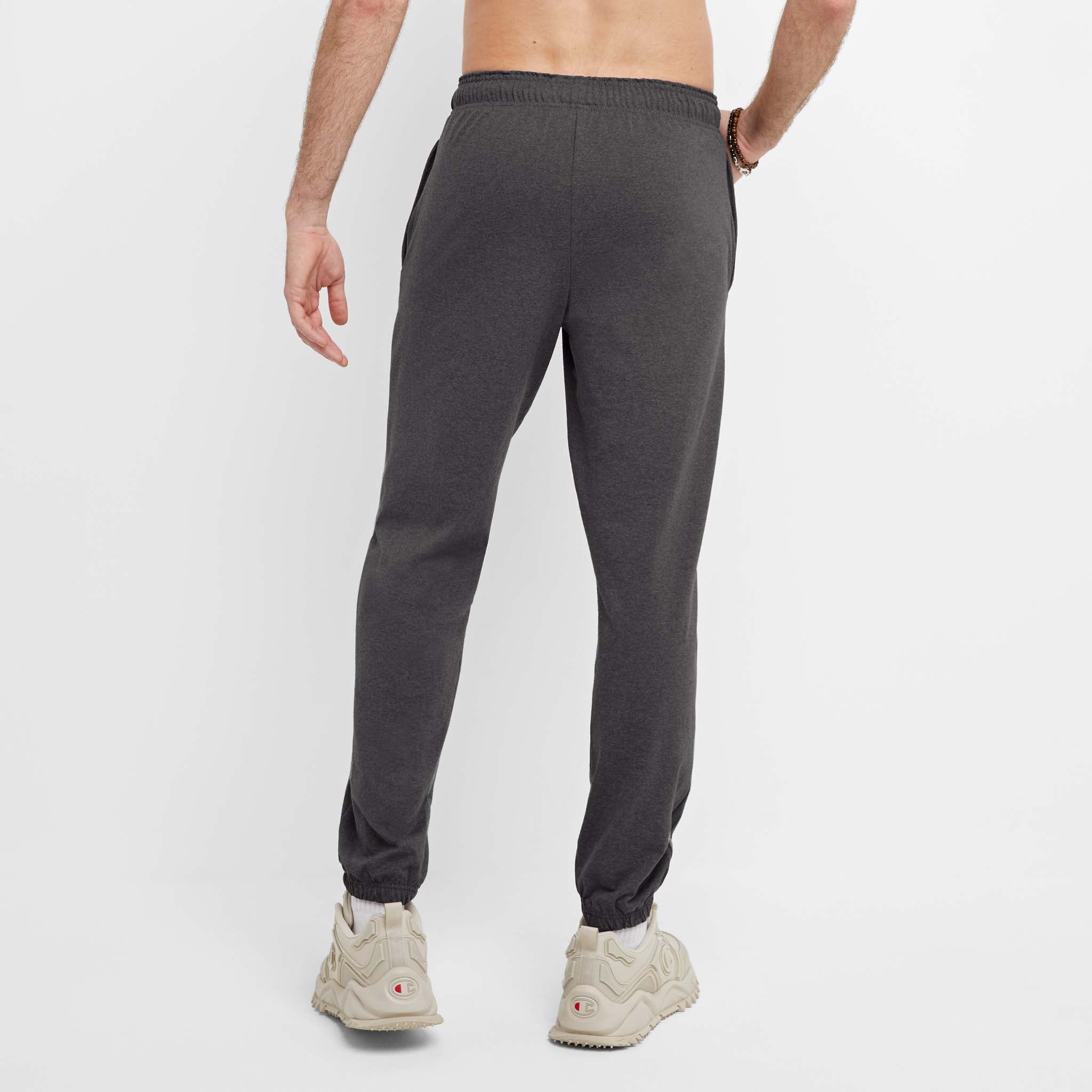 Lightweight Lounge Pants, Cinched Hem, C Logo - Image 3