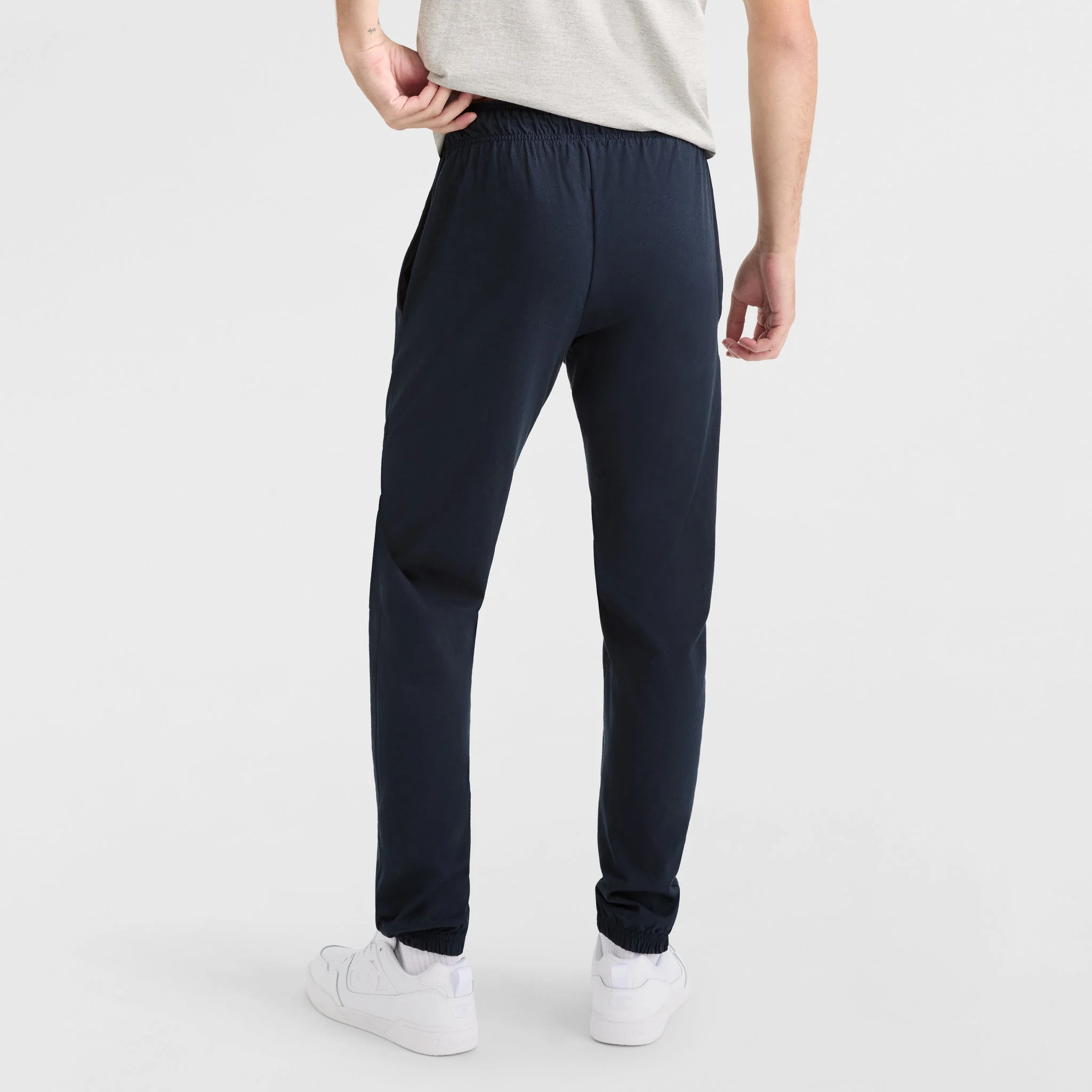Lightweight Lounge Pants, Cinched Hem, C Logo - Image 2