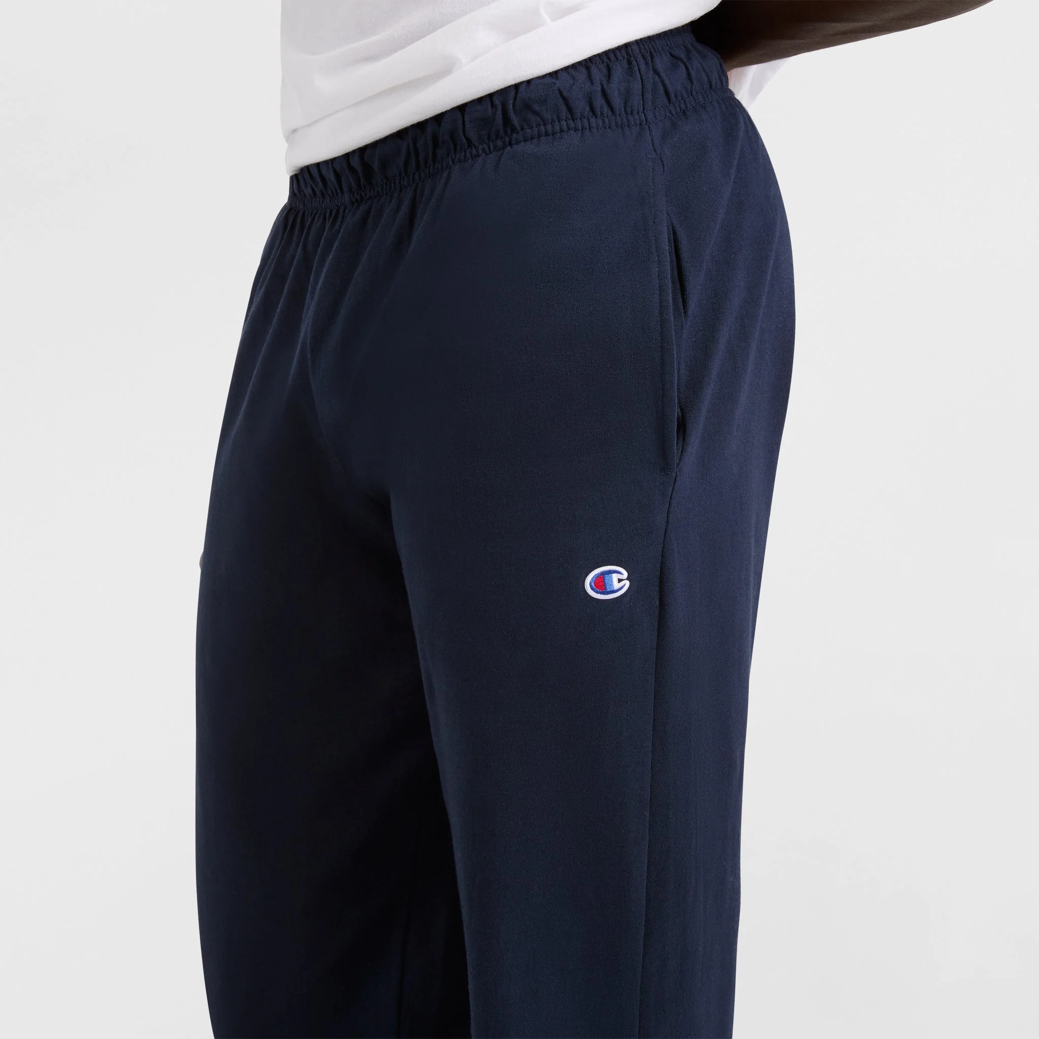Lightweight Lounge Pants, Cinched Hem, C Logo - Image 3