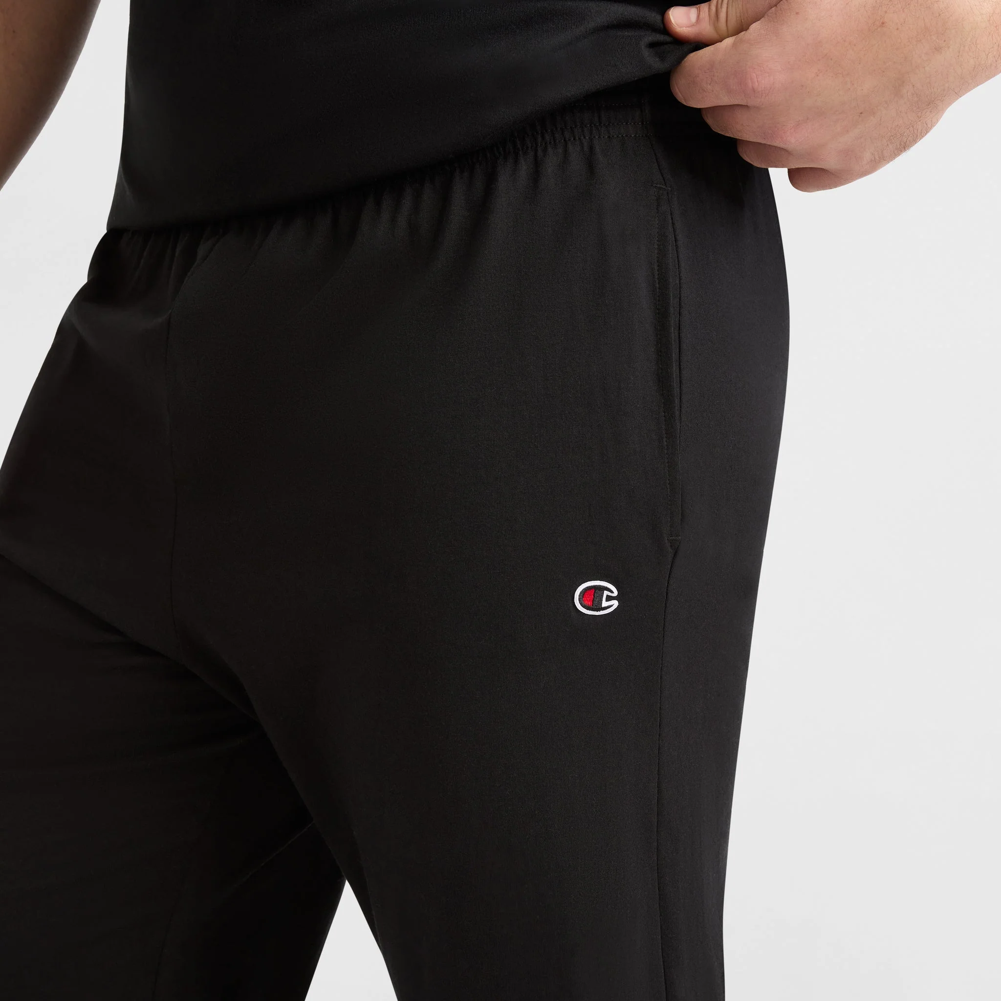 Lightweight Lounge Pants, Open Hem, C Logo - Big & Tall - Image 3