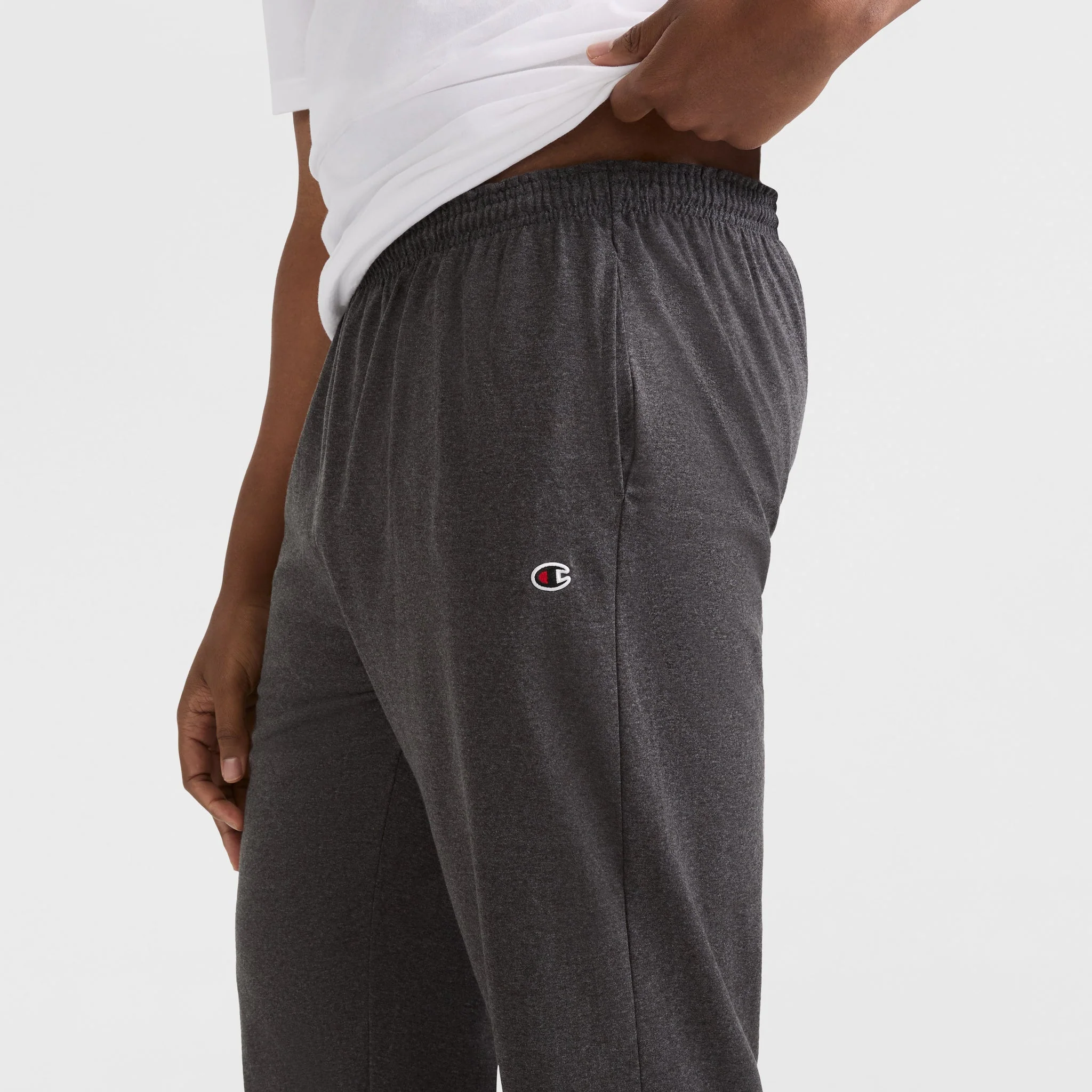 Lightweight Lounge Pants, Open Hem, C Logo - Big & Tall - Image 3