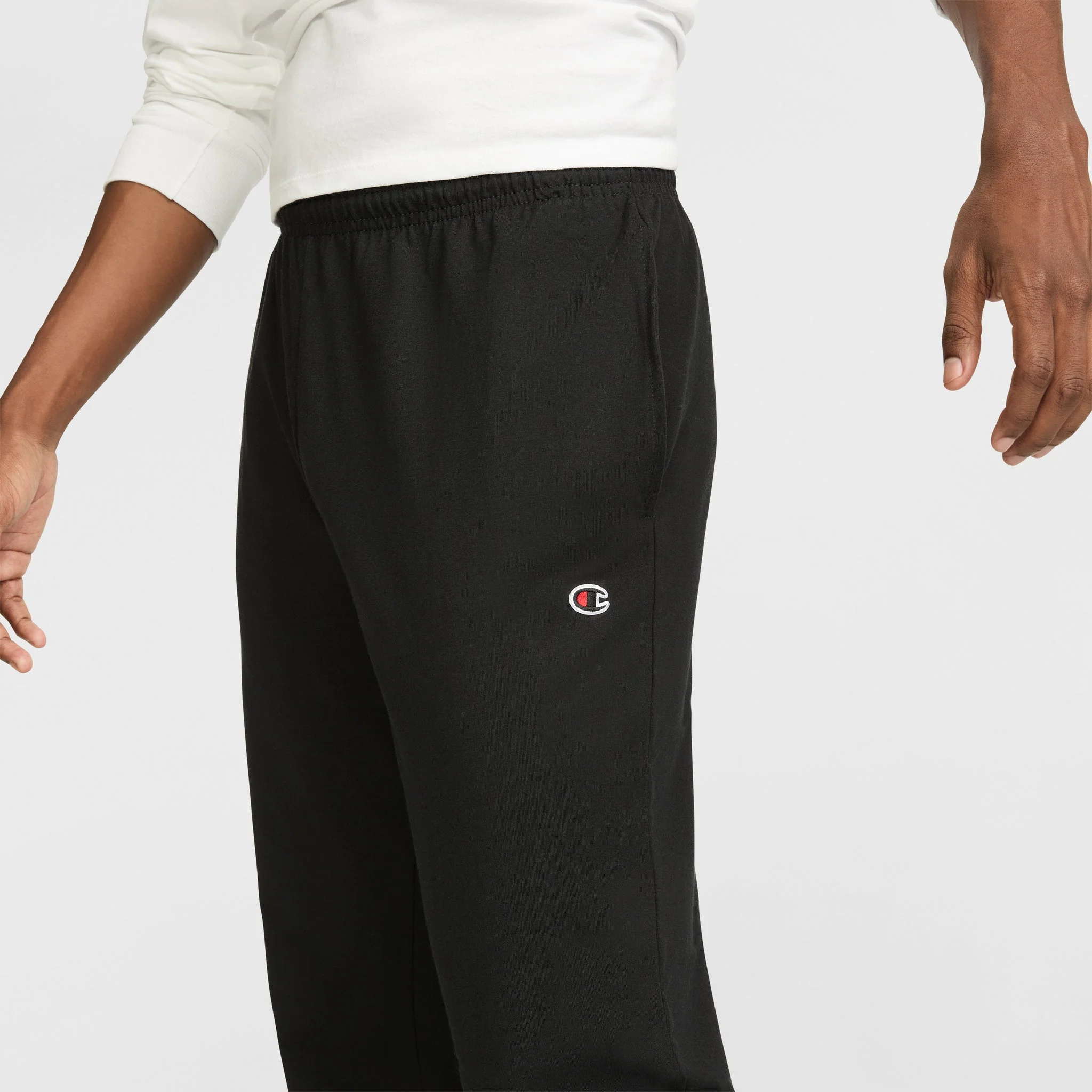 Lightweight Lounge Pants, Open Hem, C Logo - Image 3