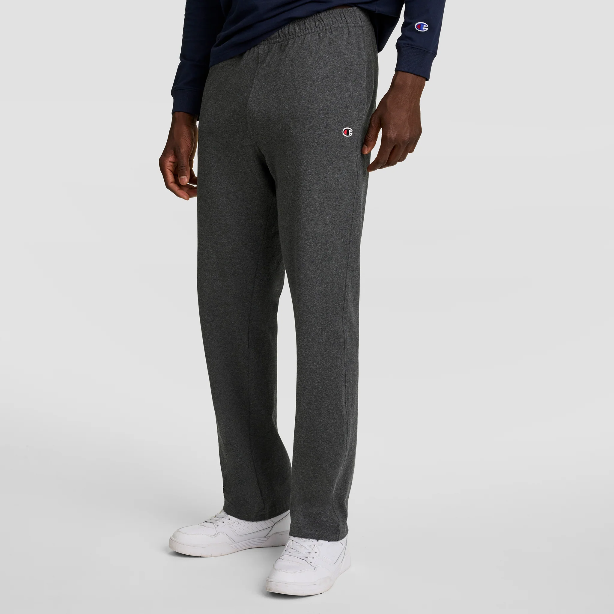 Lightweight Lounge Pants, Open Hem, C Logo - Image 5