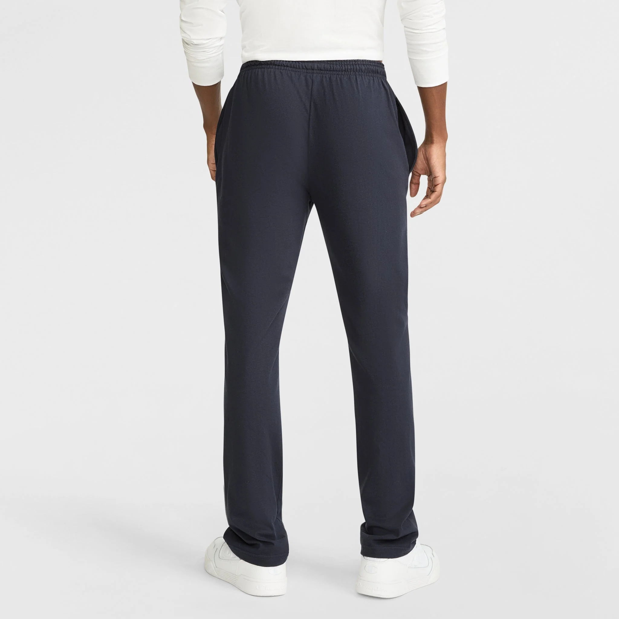 Lightweight Lounge Pants, Open Hem, C Logo - Image 2