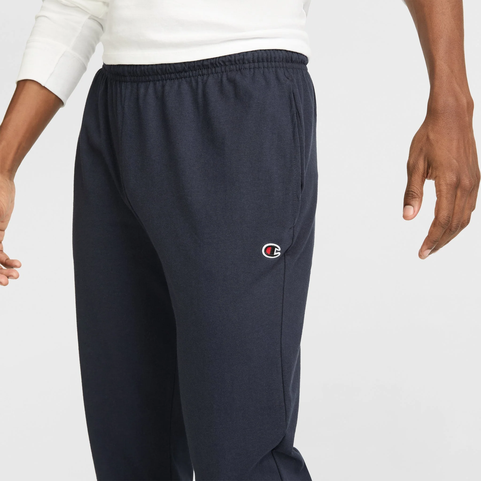 Lightweight Lounge Pants, Open Hem, C Logo - Image 3