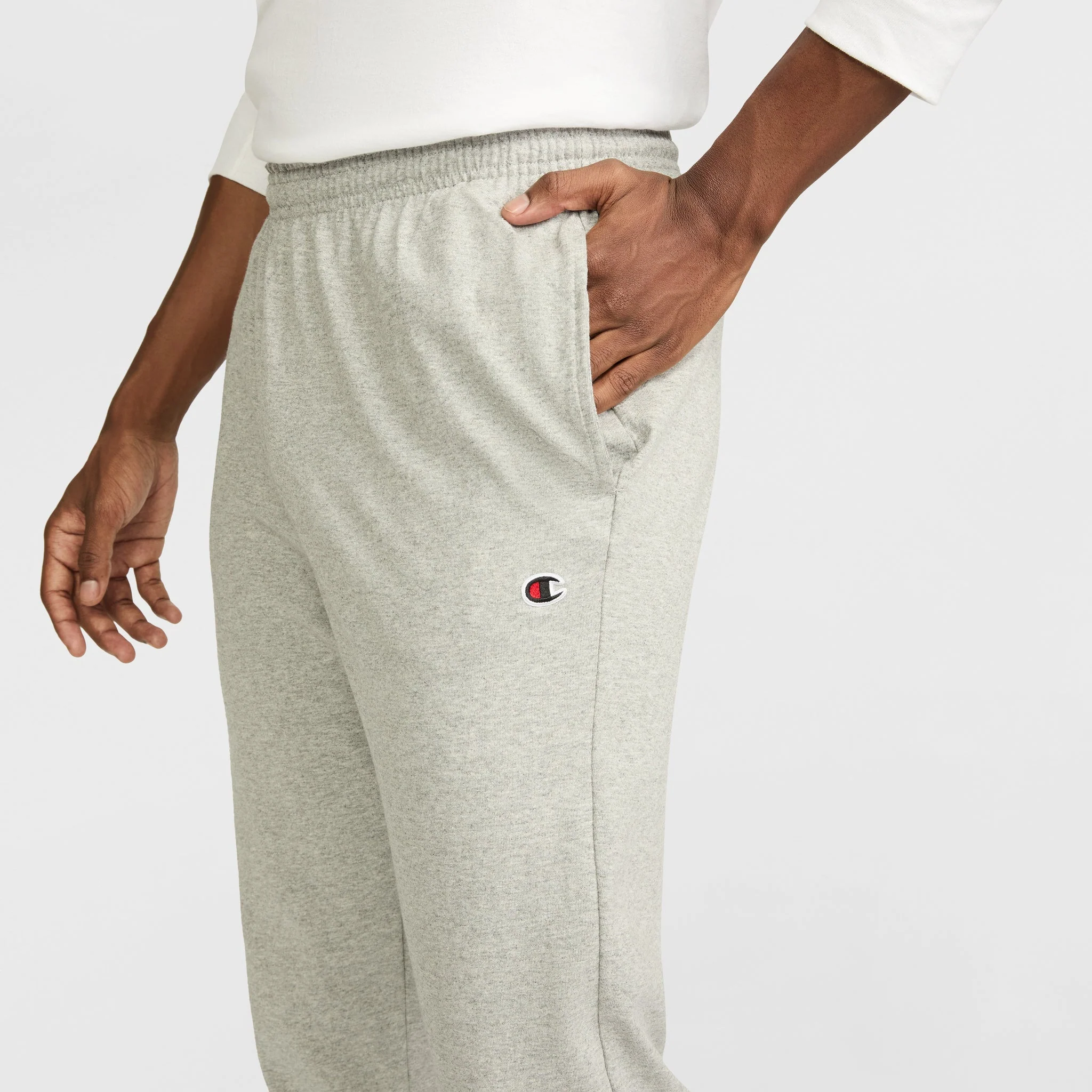Lightweight Lounge Pants, Open Hem, C Logo - Image 3
