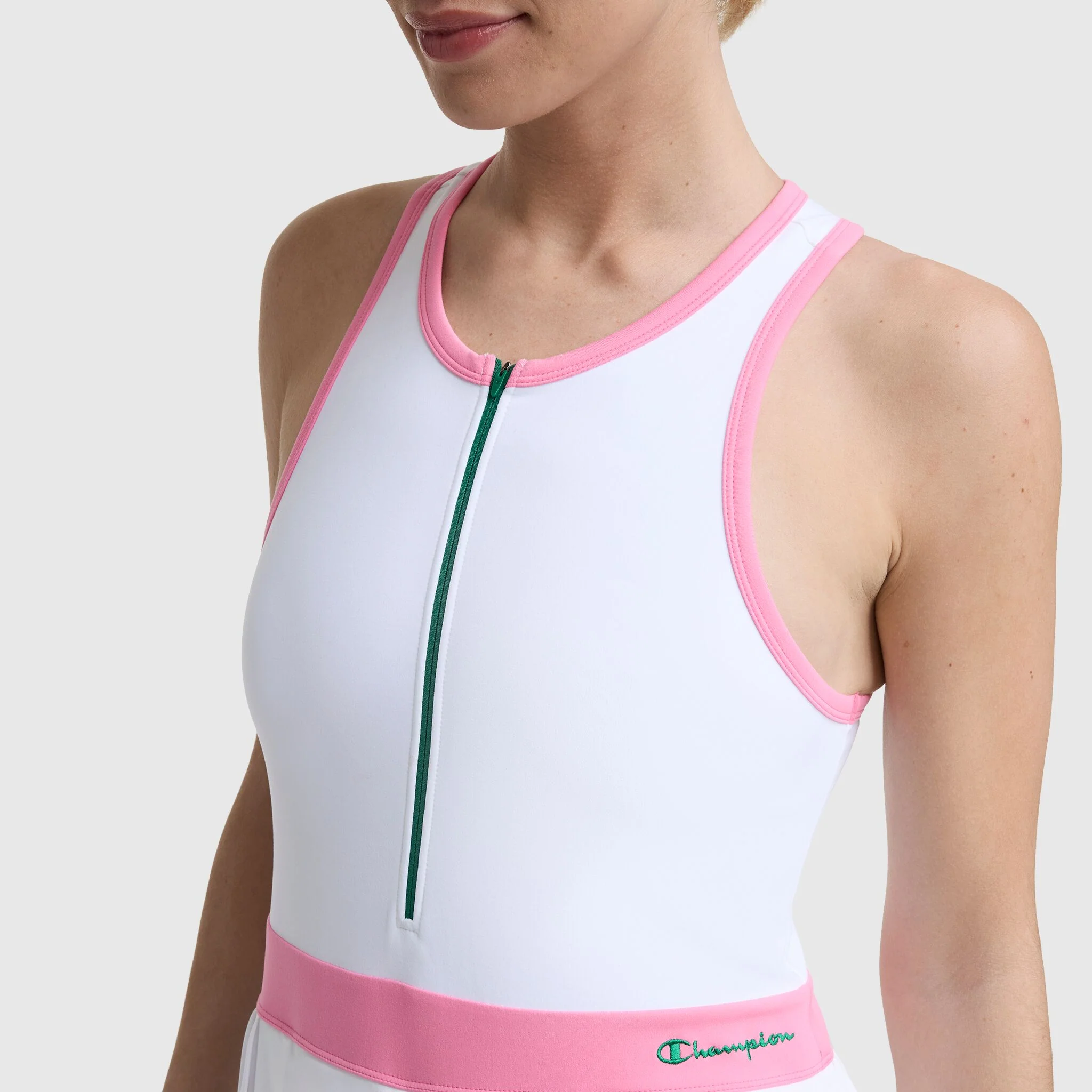 Match Point Tennis Dress, Embroidered Script Logo - Image 4