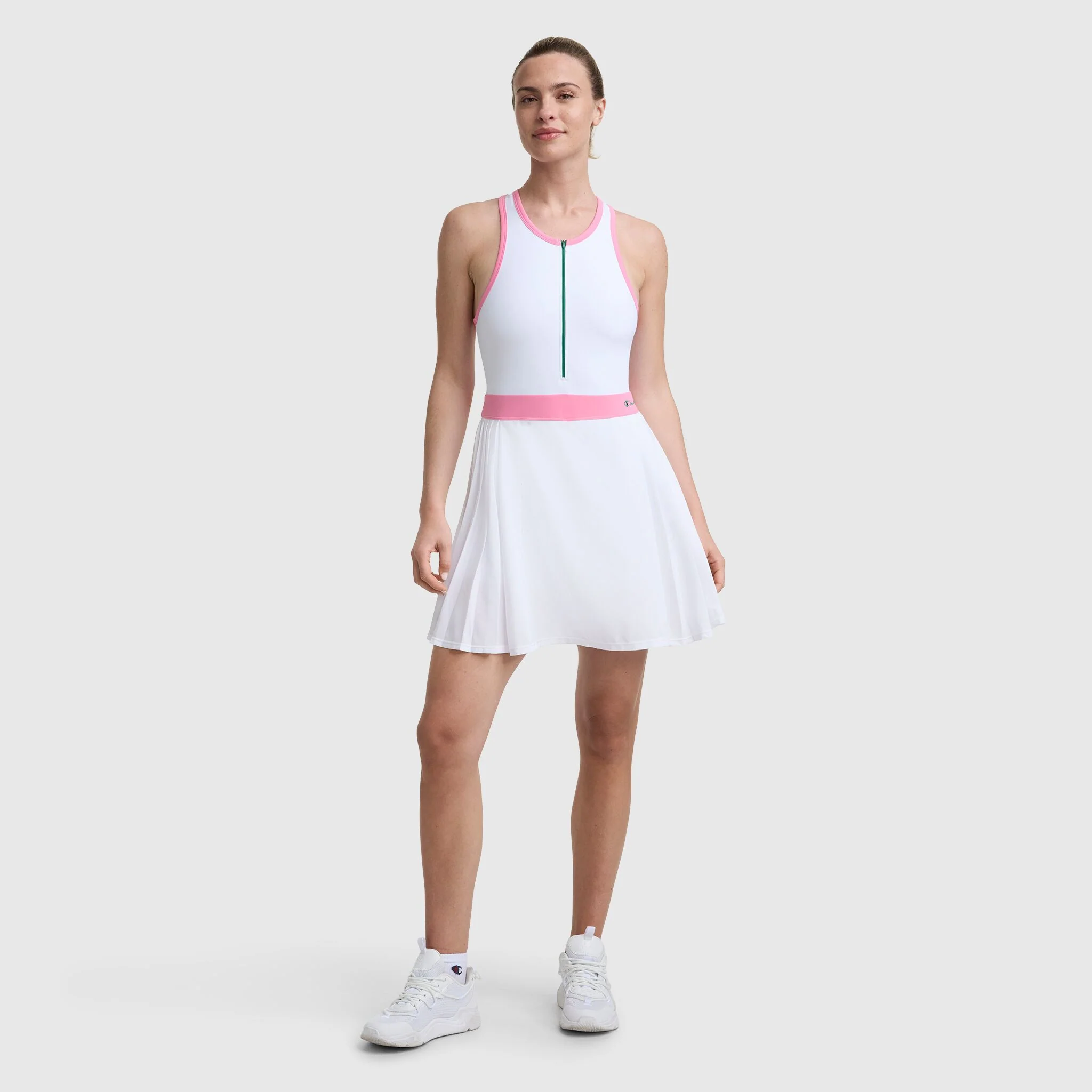 Match Point Tennis Dress, Embroidered Script Logo - Image 5