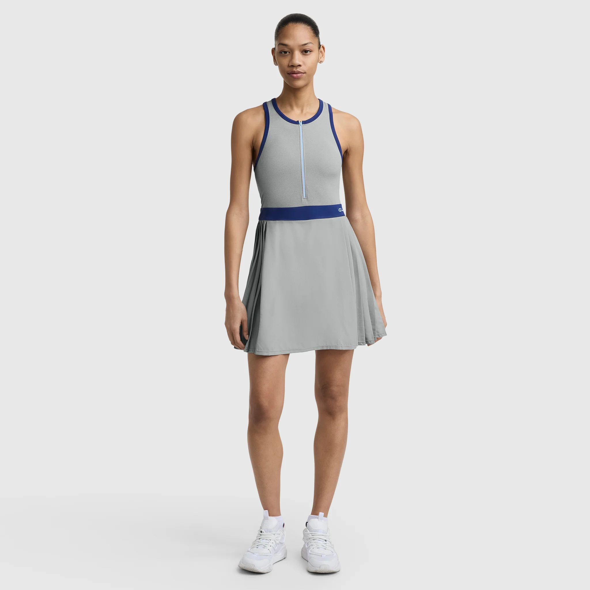 Match Point Tennis Dress, Embroidered Script Logo - Image 5