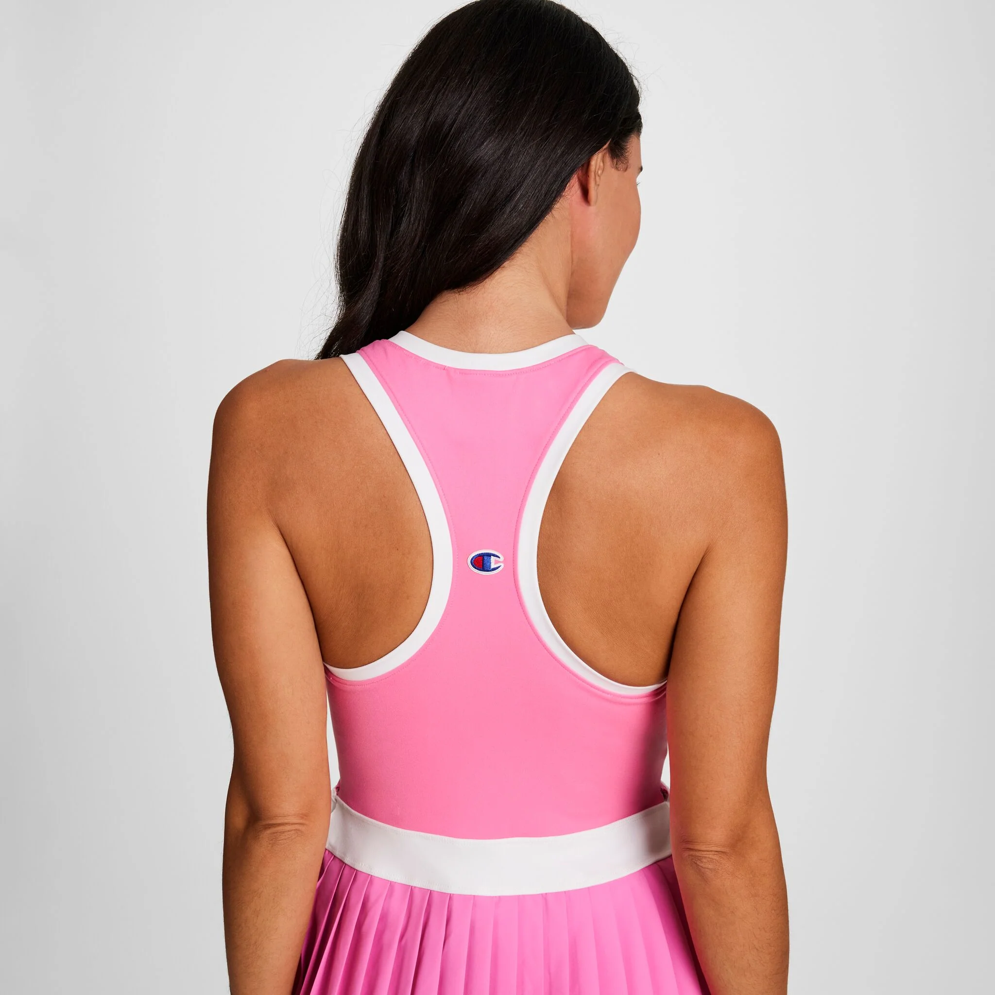 Match Point Tennis Dress, Embroidered Script Logo - Image 6