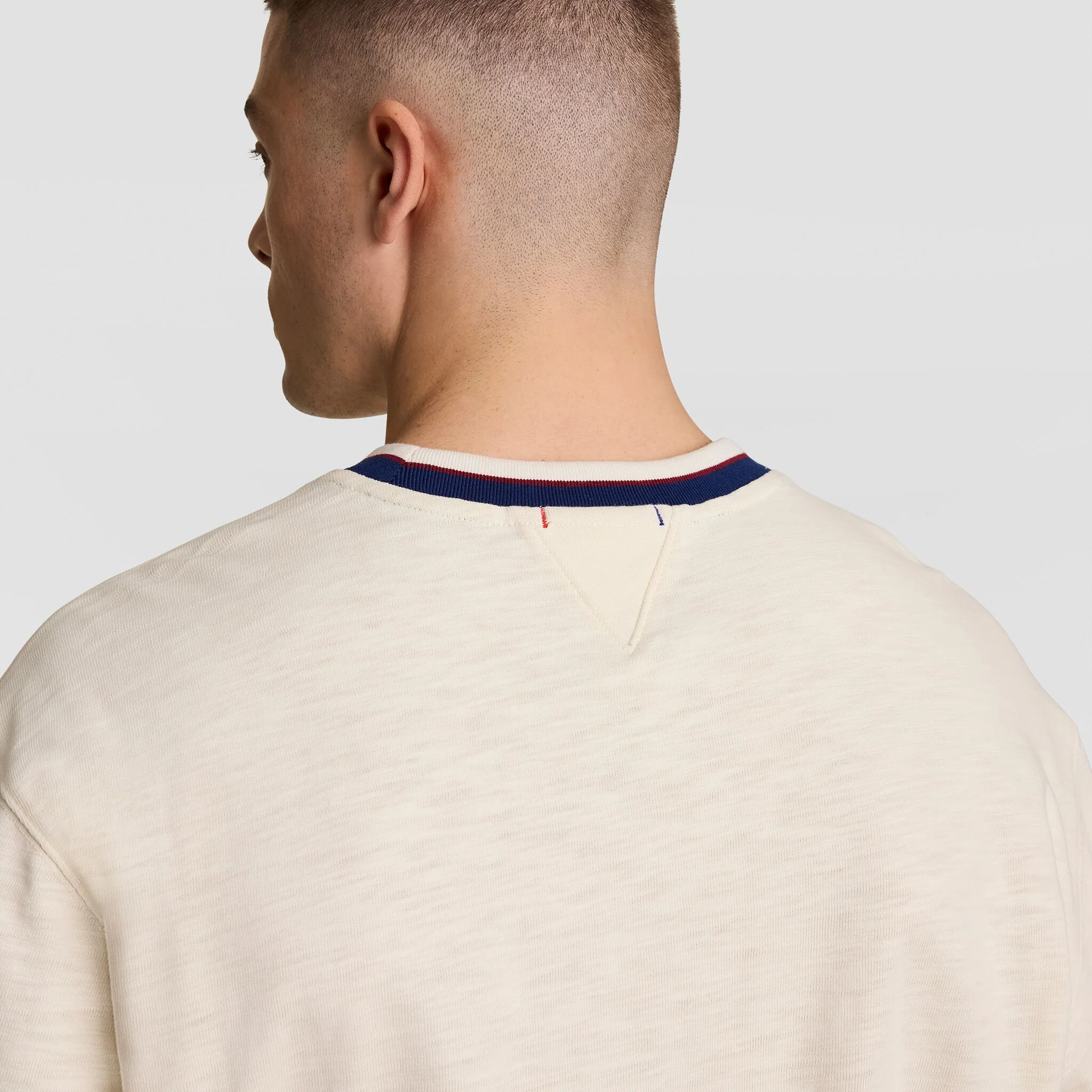 Modern Retro Washed Crew Sweatshirt, C Logo - Image 4