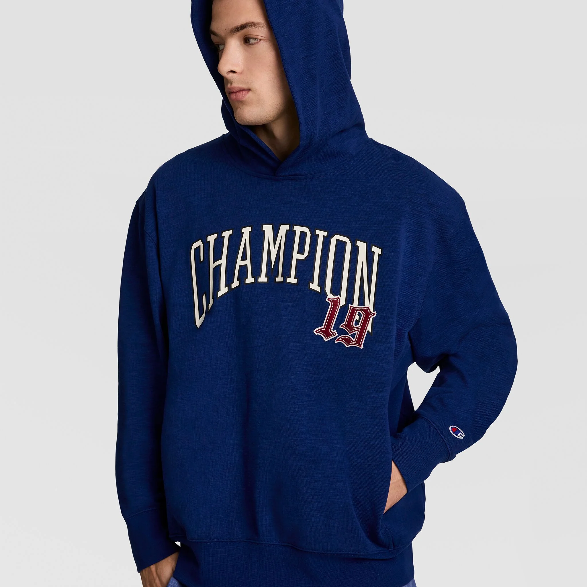 Modern Retro Washed Hoodie, C Logo - Image 3