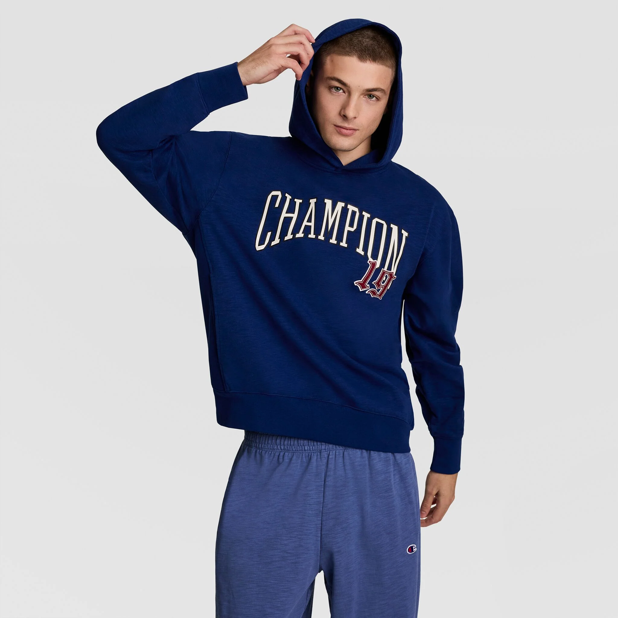 Modern Retro Washed Hoodie, C Logo - Image 5