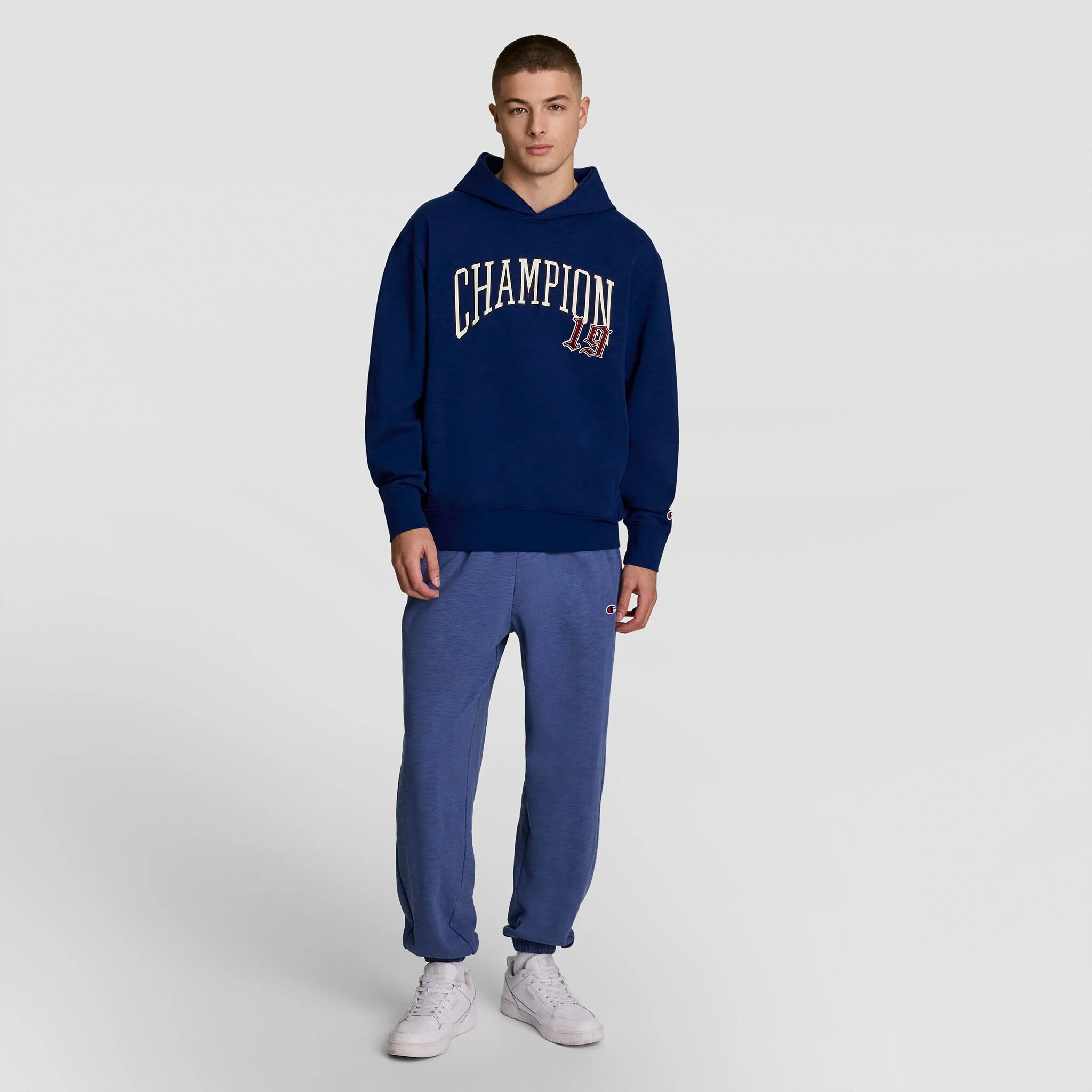 Modern Retro Washed Hoodie, C Logo - Image 6