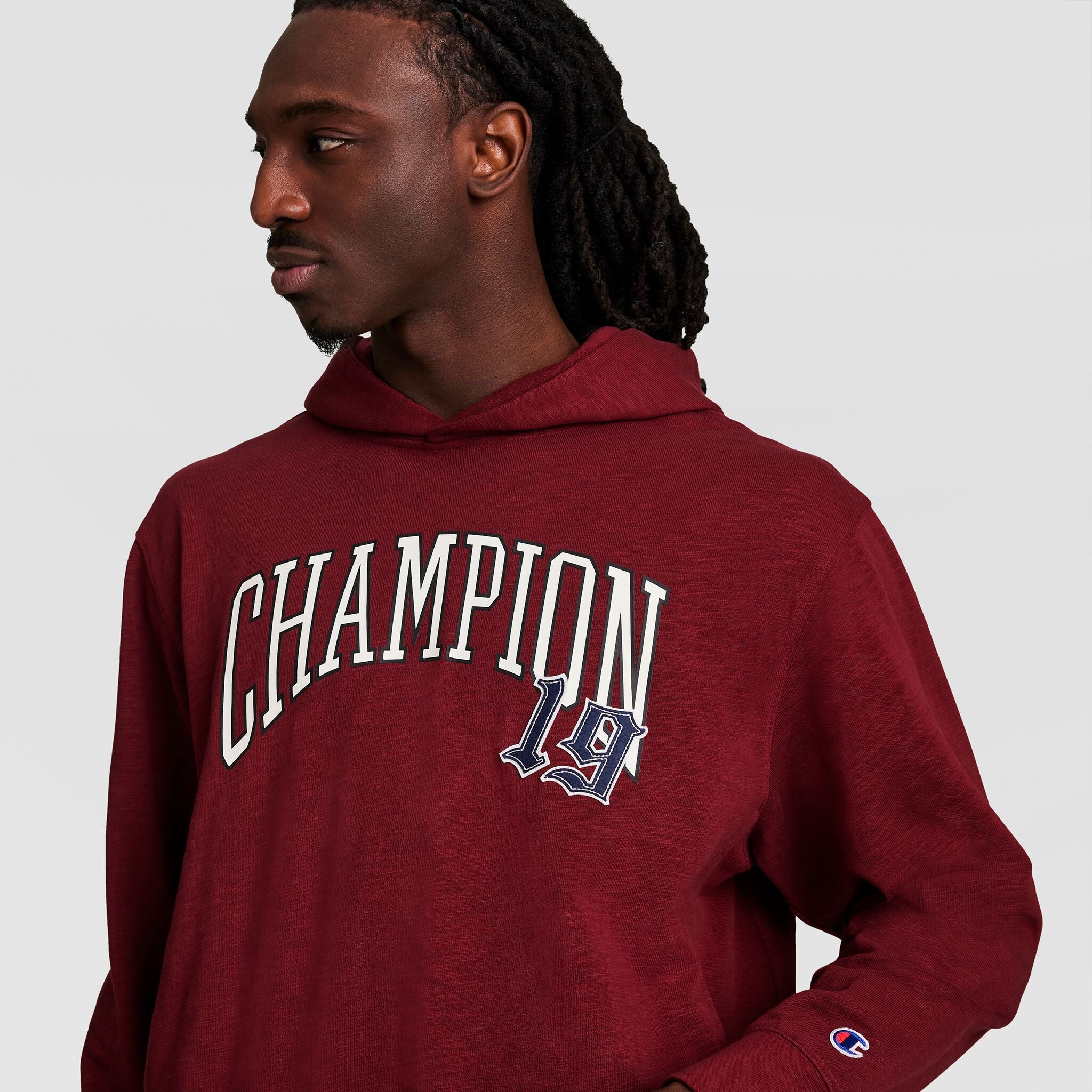 Modern Retro Washed Hoodie, C Logo - Image 3