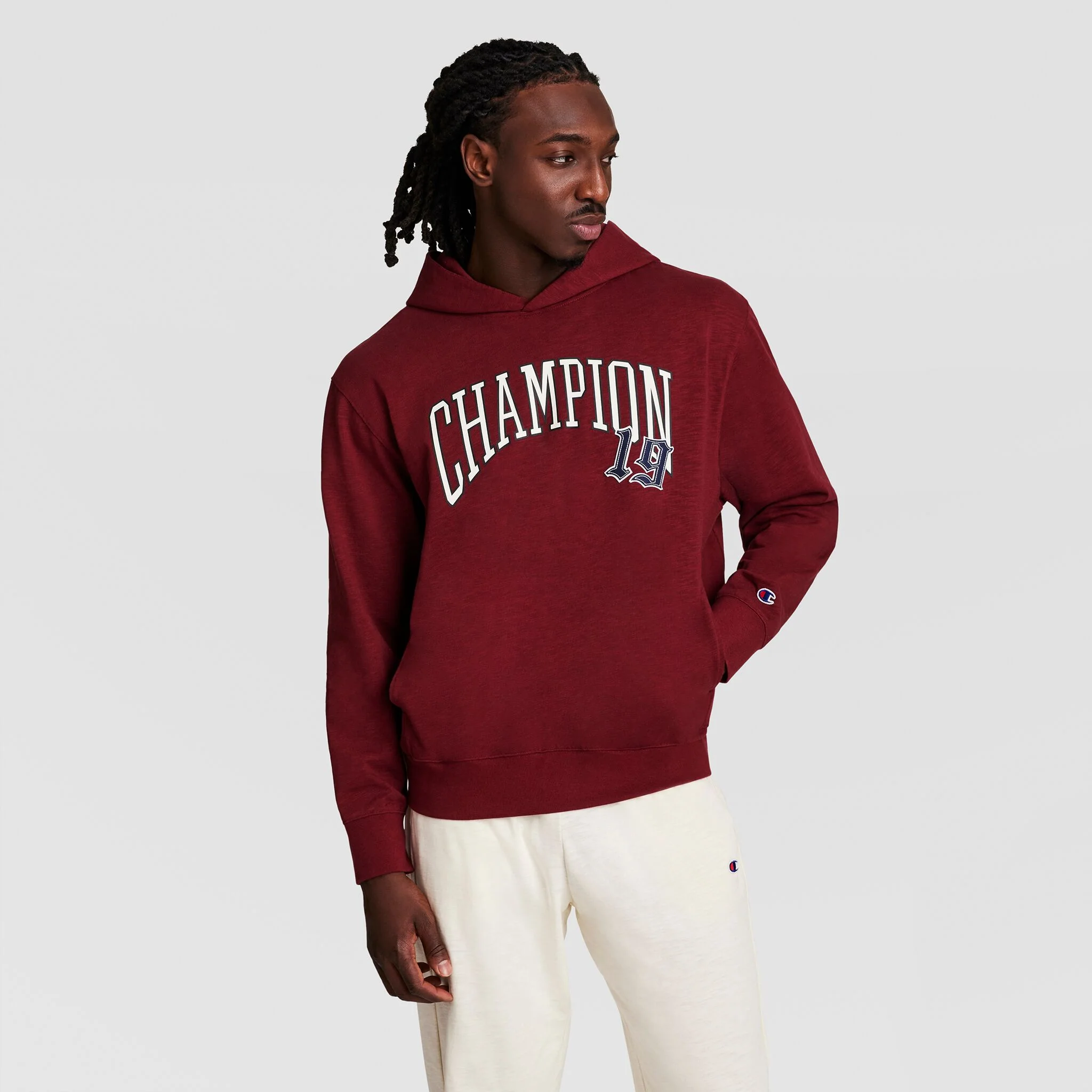 Modern Retro Washed Hoodie, C Logo - Image 6