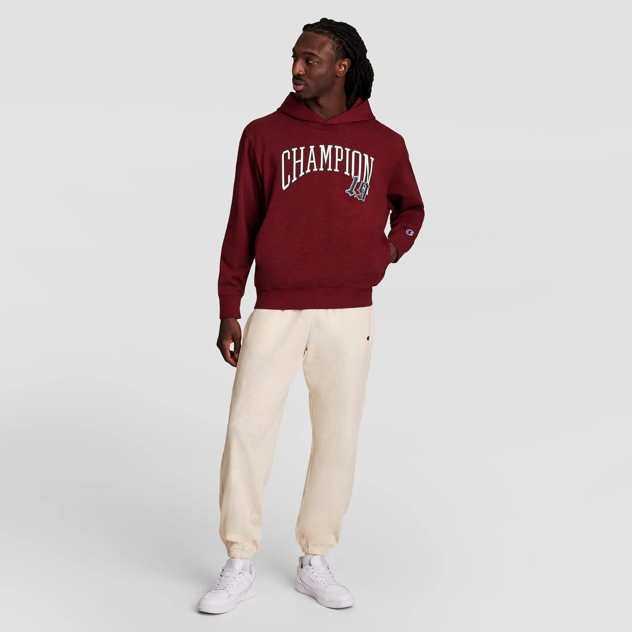 Modern Retro Washed Hoodie, C Logo - Image 7