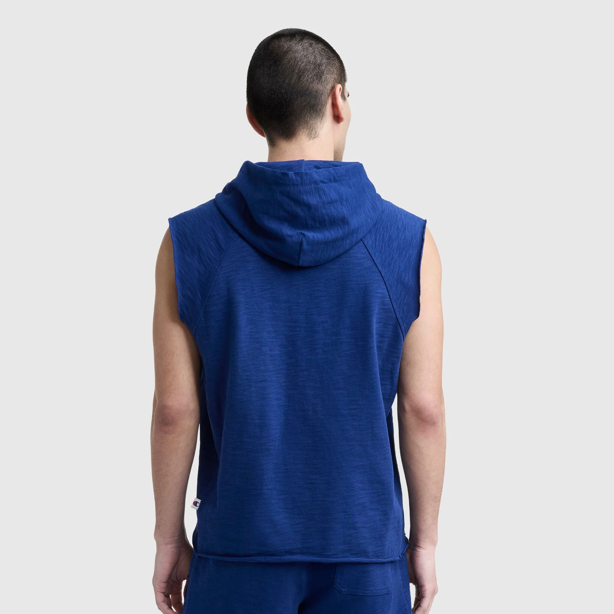 Modern Retro Washed Sleeveless Hoodie, C Logo - Image 3