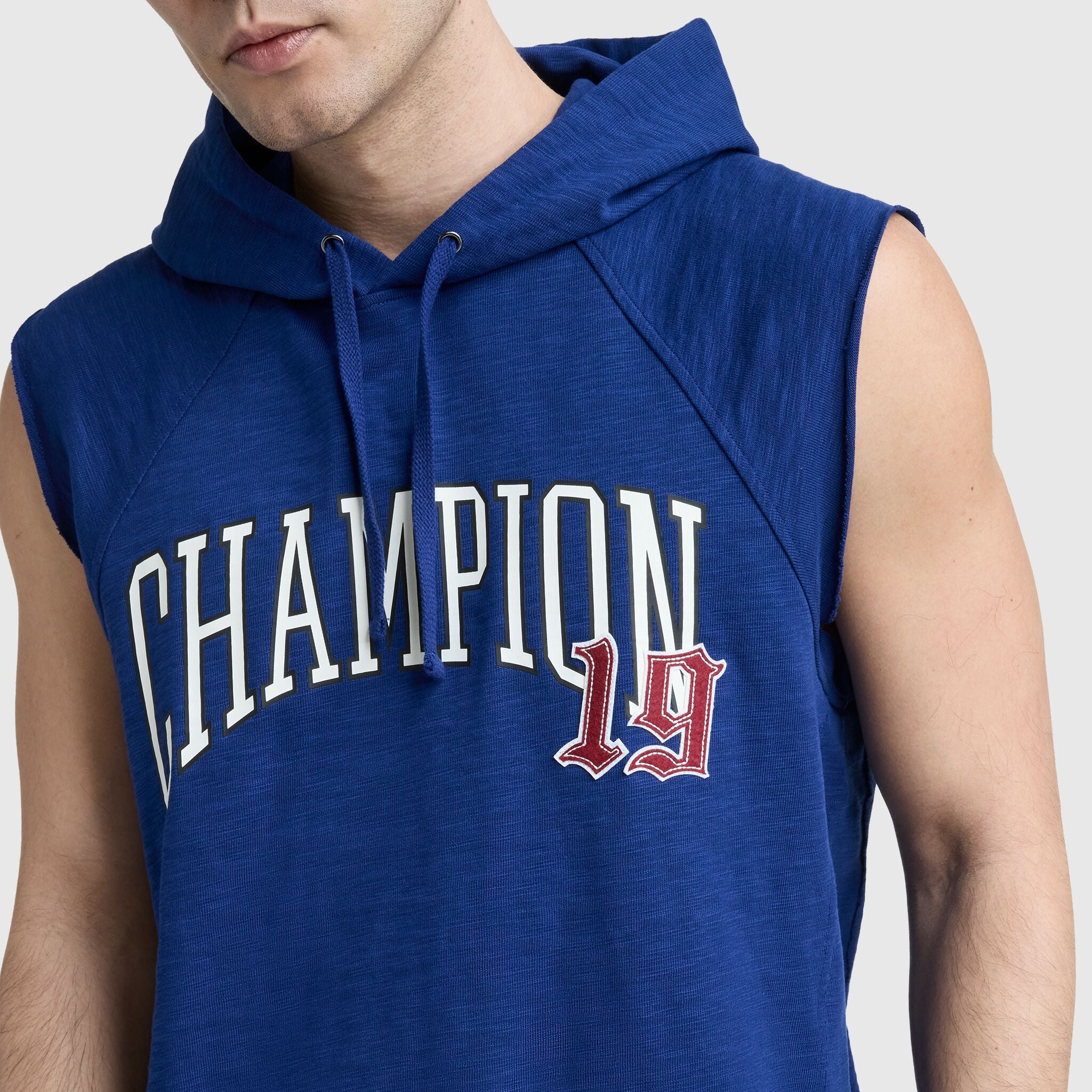 Modern Retro Washed Sleeveless Hoodie, C Logo - Image 5