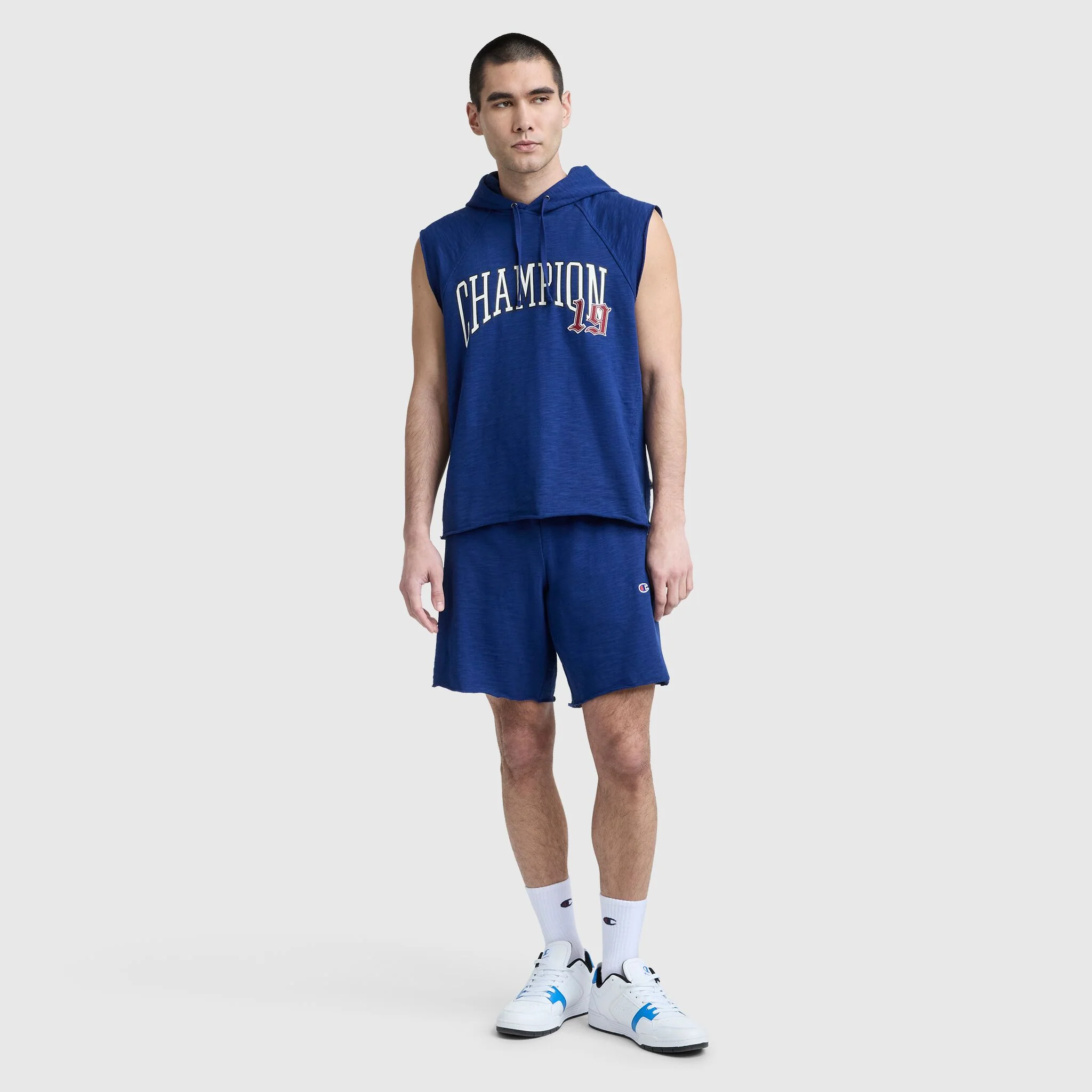 Modern Retro Washed Sleeveless Hoodie, C Logo - Image 7