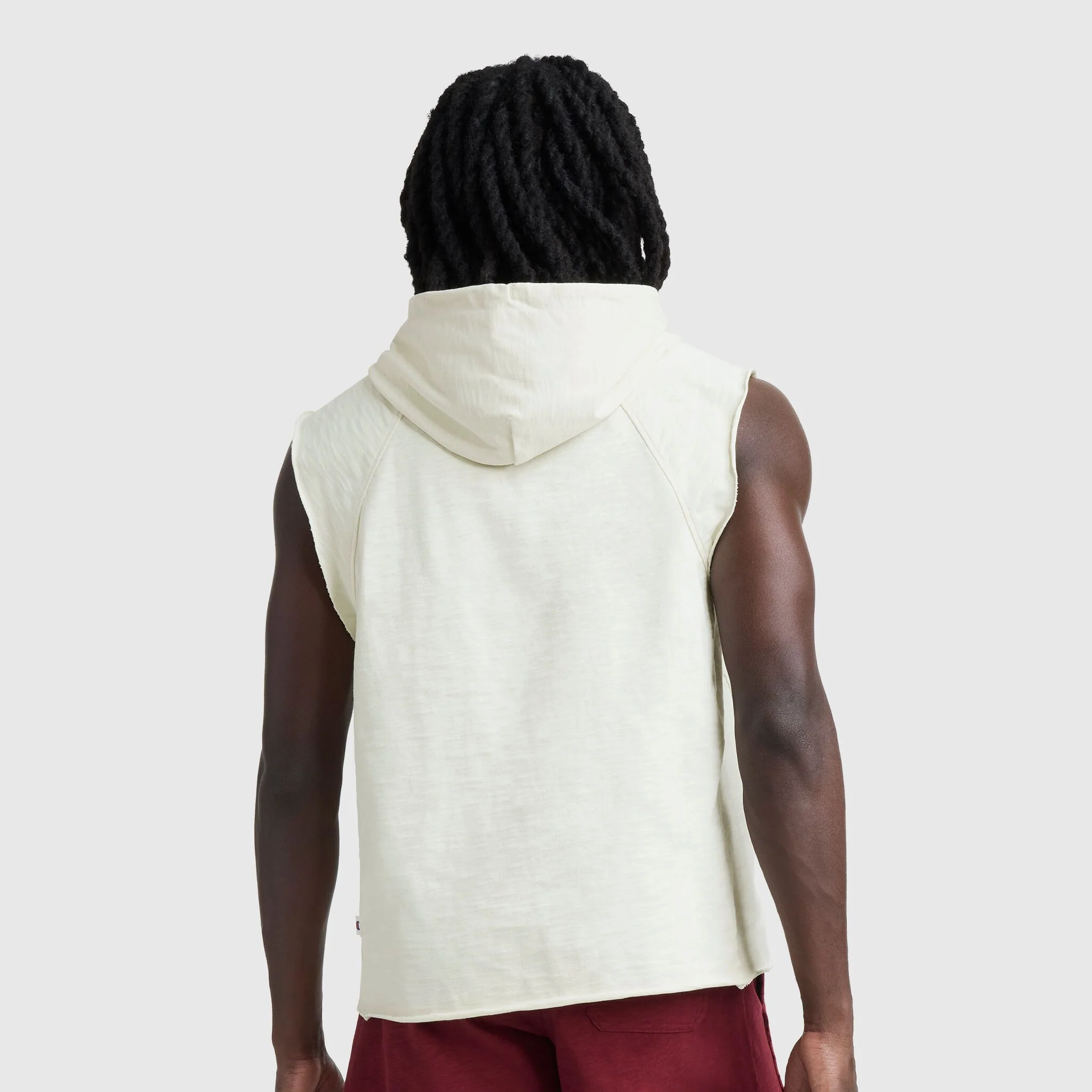 Modern Retro Washed Sleeveless Hoodie, C Logo - Image 3