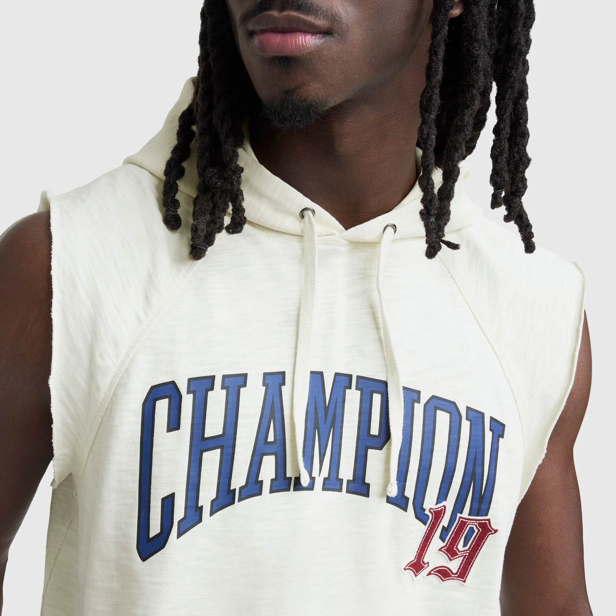 Modern Retro Washed Sleeveless Hoodie, C Logo - Image 5