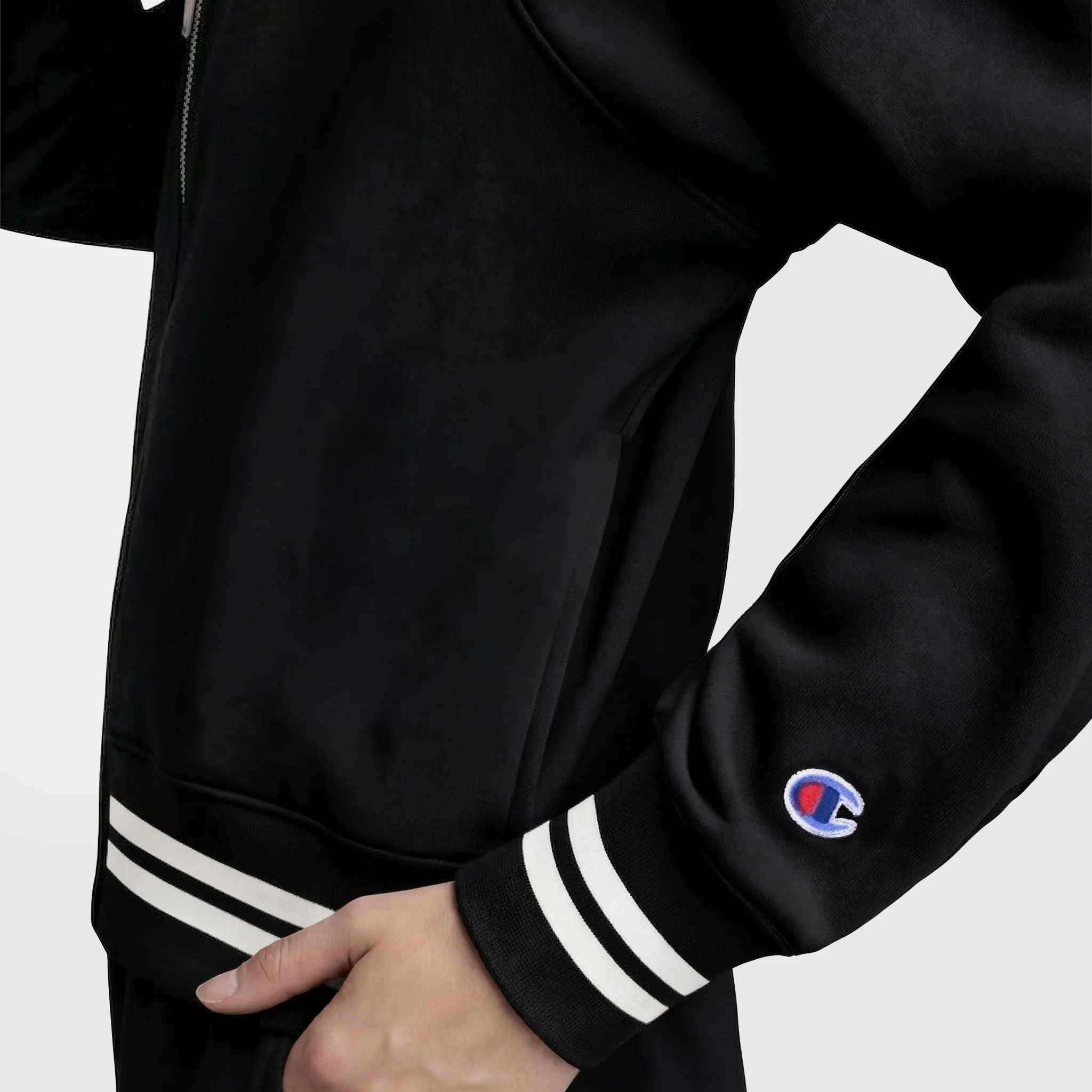 Pitcher Full-Zip Mockneck Top, C Logo - Image 3