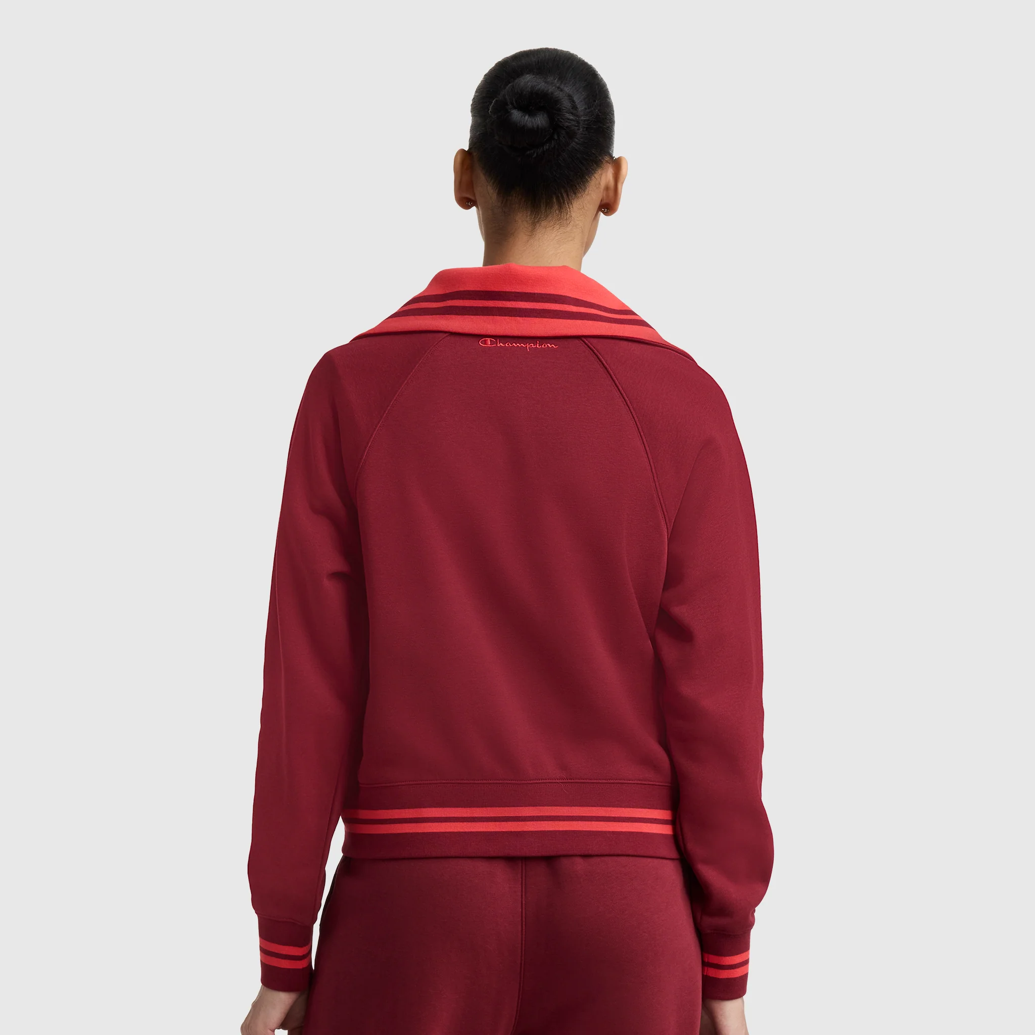 Pitcher Full-Zip Mockneck Top, C Logo - Image 2