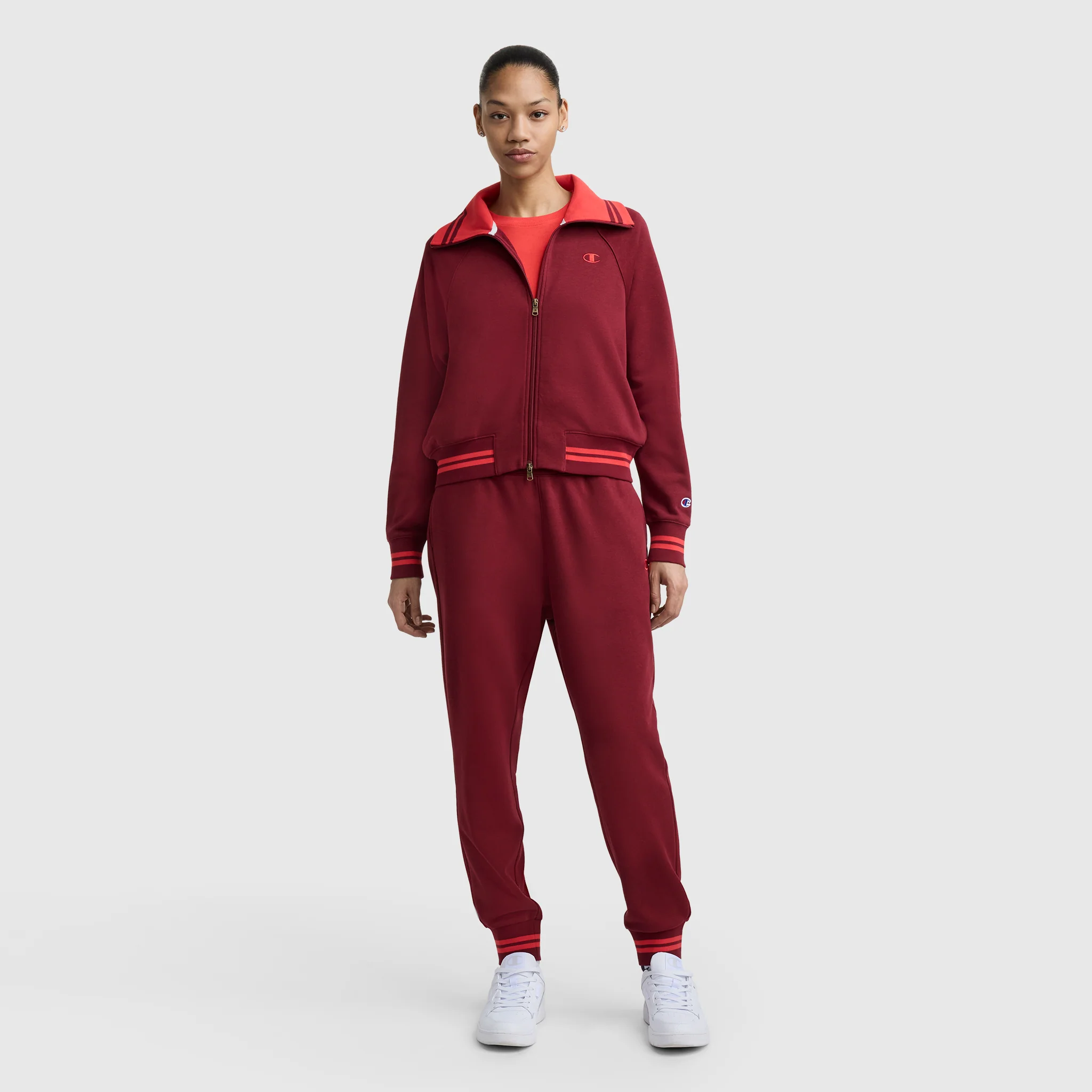 Pitcher Full-Zip Mockneck Top, C Logo - Image 6