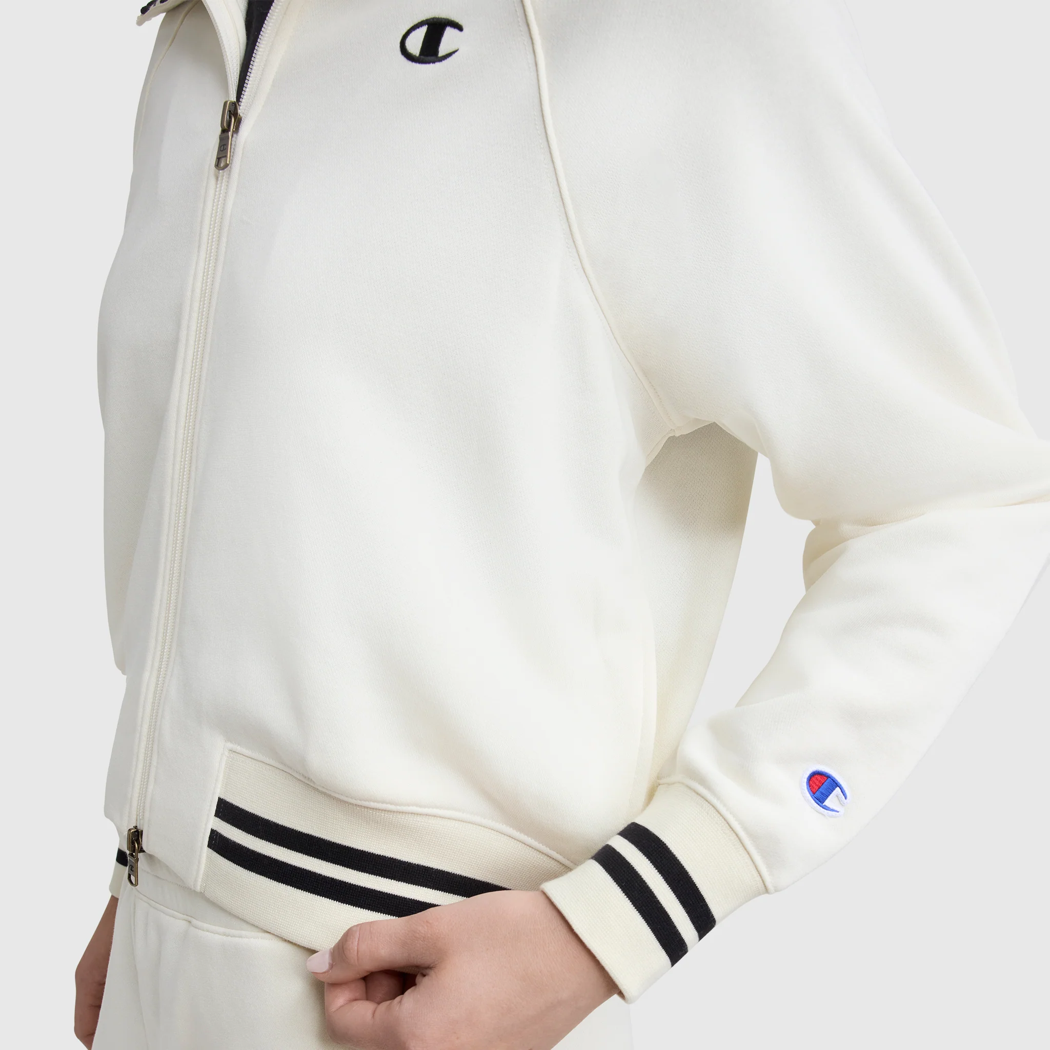 Pitcher Full-Zip Mockneck Top, C Logo - Image 4