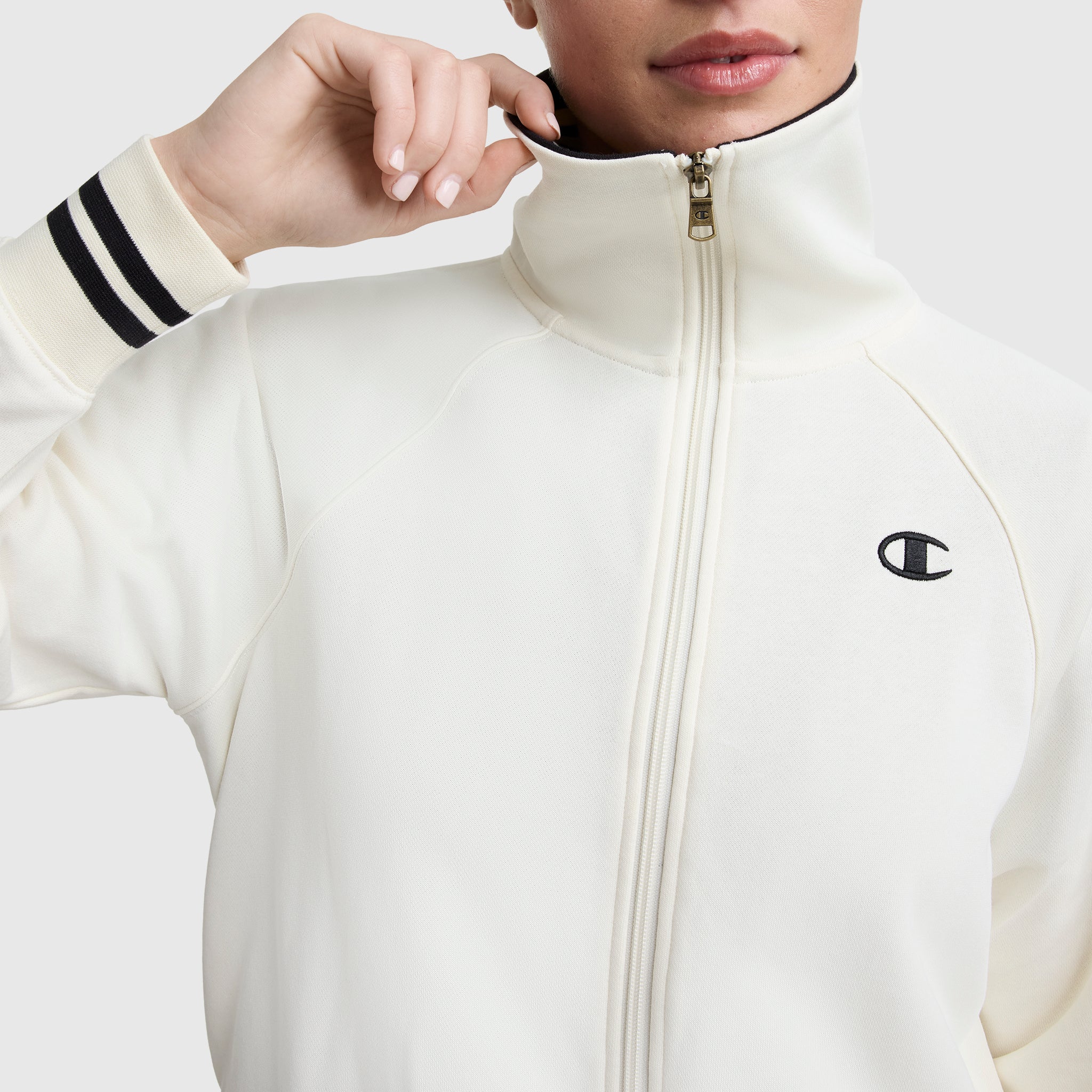 Pitcher Full-Zip Mockneck Top, C Logo - Image 5