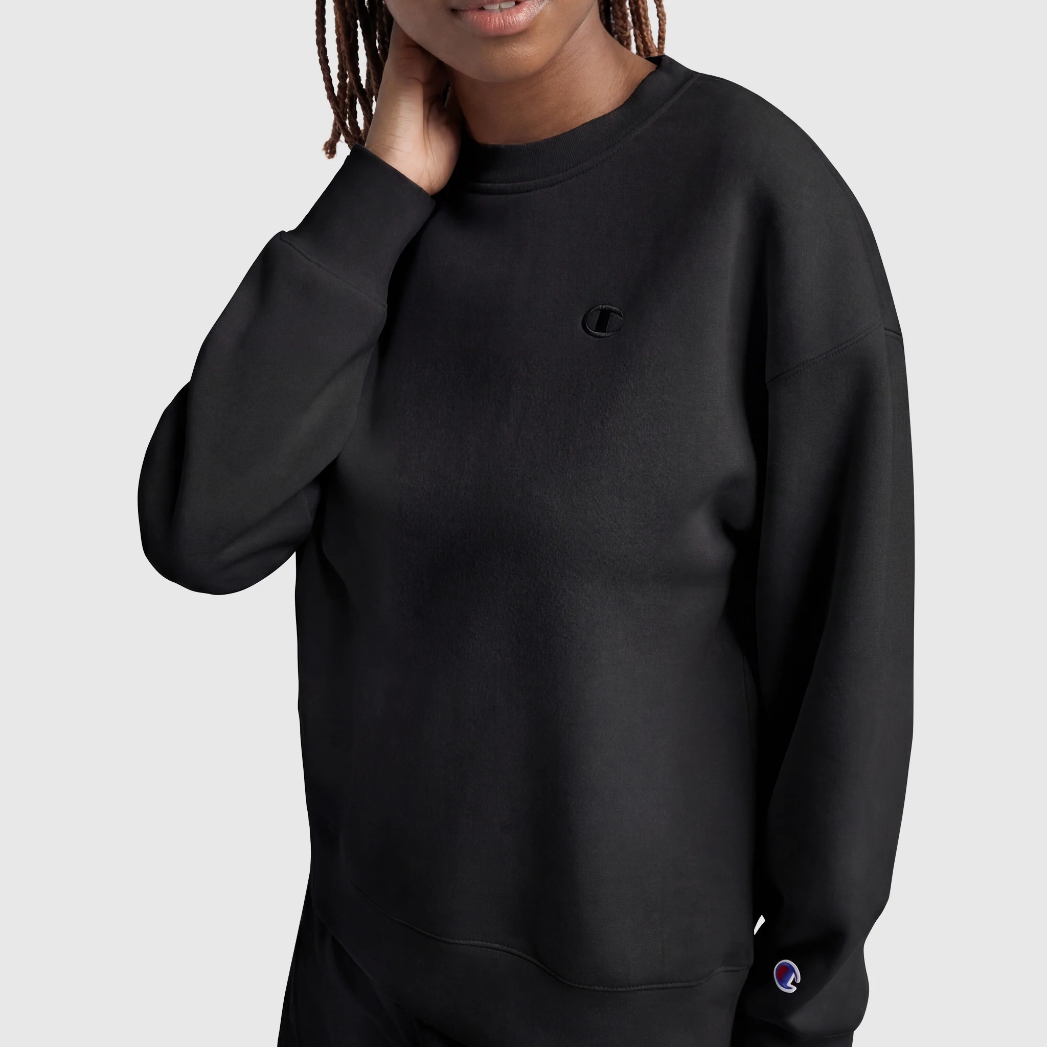 Powerblend Crewneck Sweatshirt, Small "C" - Image 3