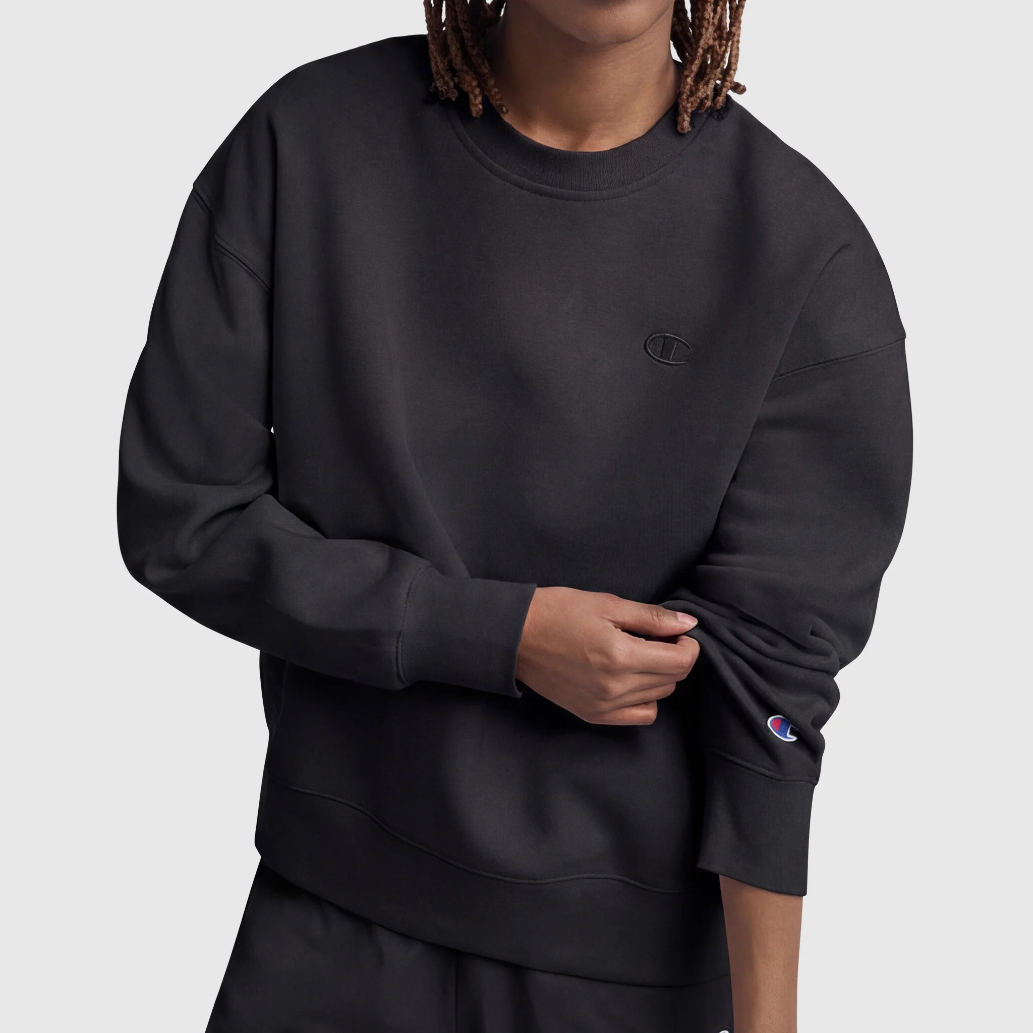 Powerblend Crewneck Sweatshirt, Small "C" - Image 4