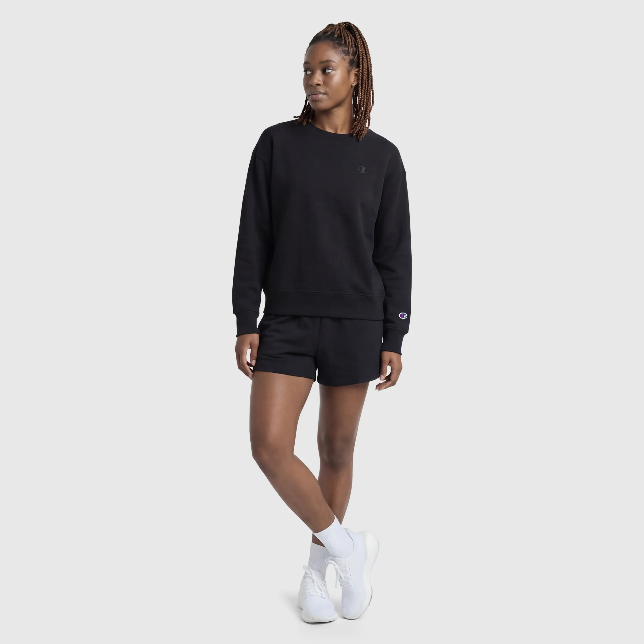 Powerblend Crewneck Sweatshirt, Small "C" - Image 5