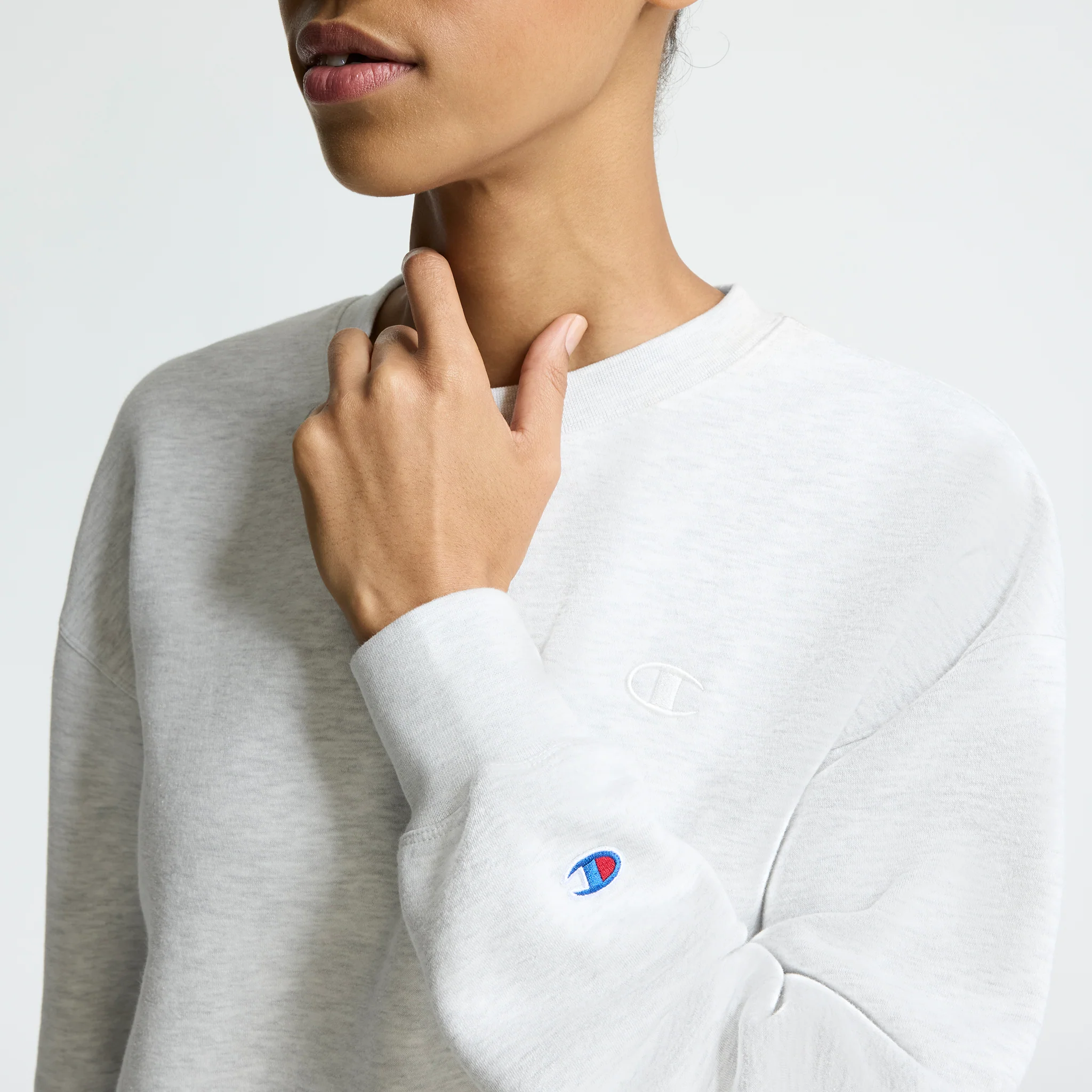 Powerblend Crewneck Sweatshirt, Small "C" - Image 3