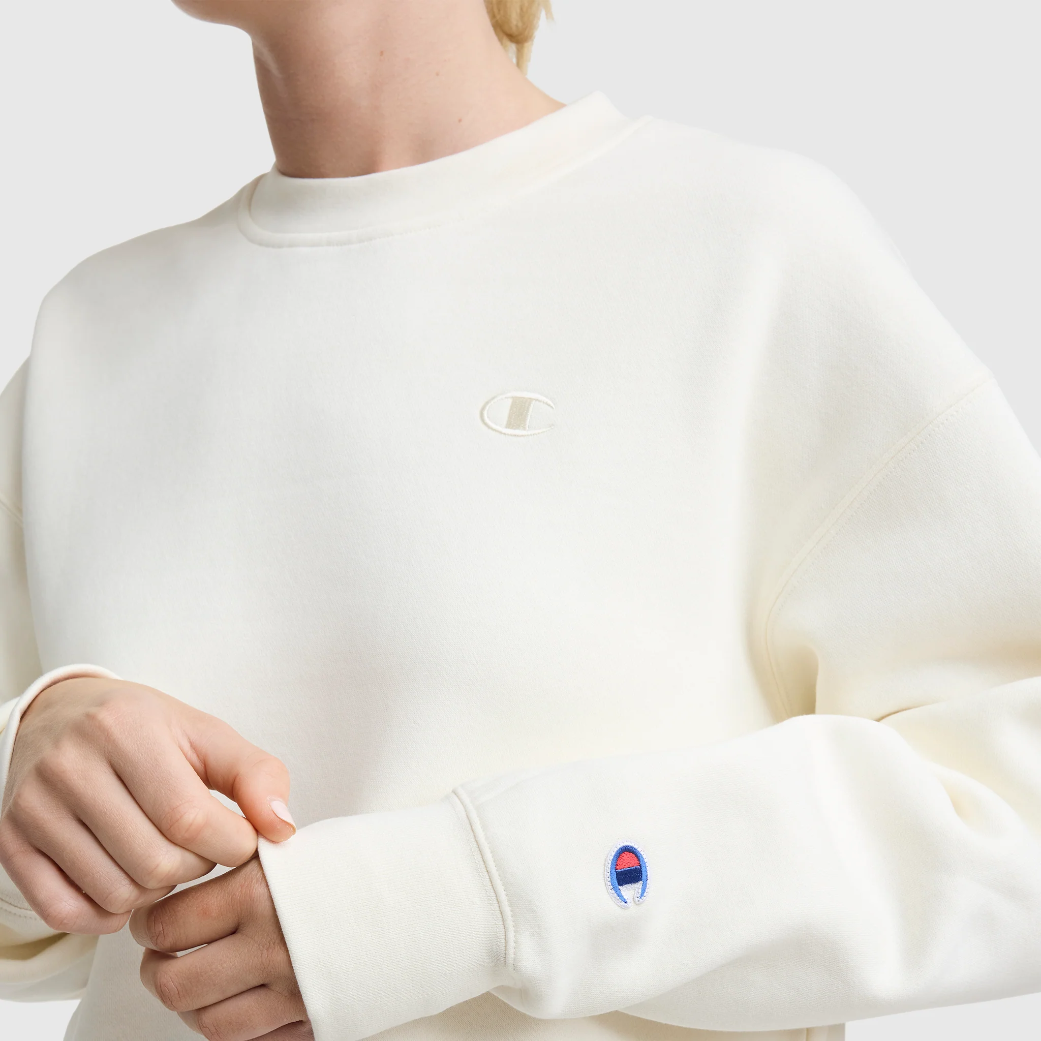 Powerblend Crewneck Sweatshirt, Small "C" - Image 3