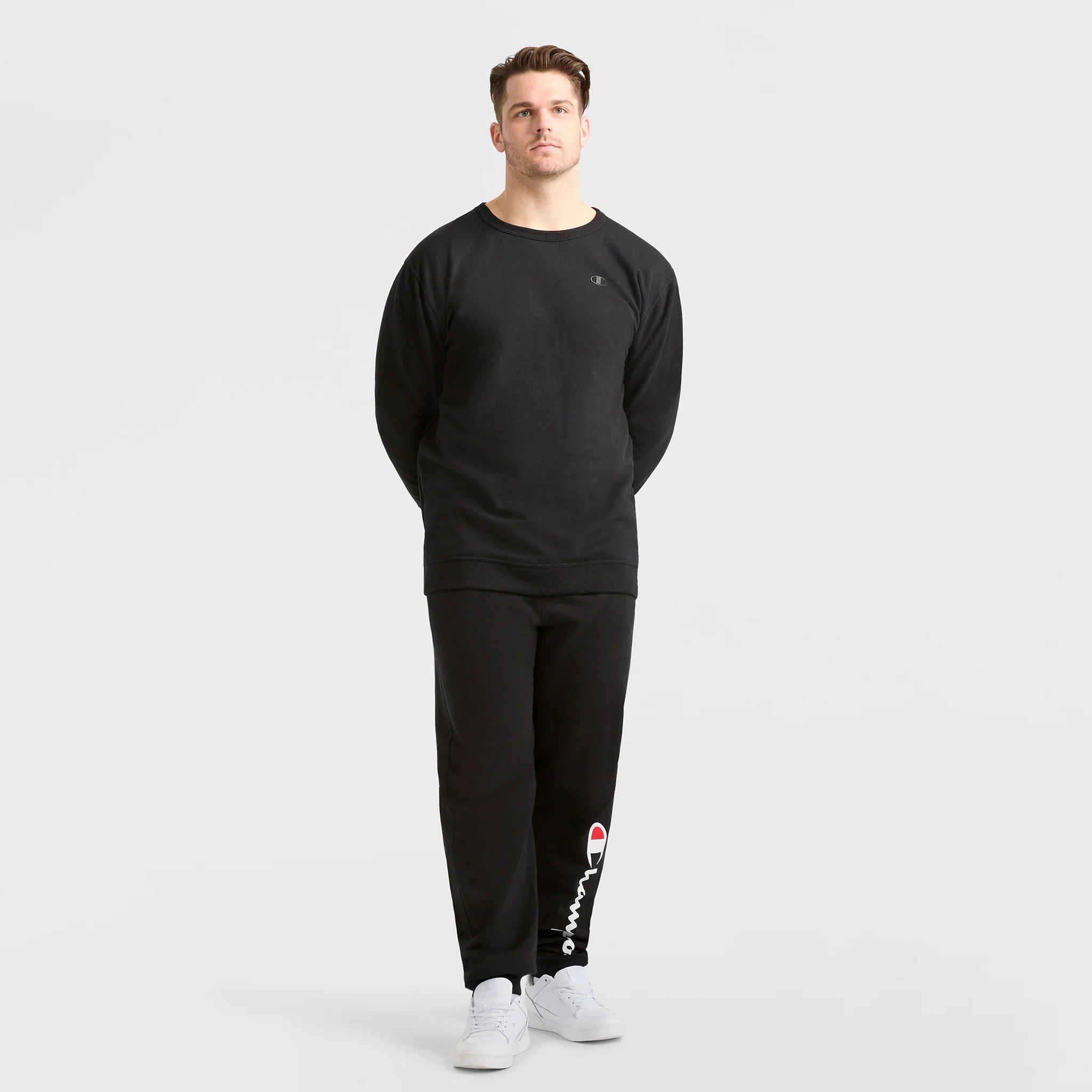Powerblend Crewneck Sweatshirt, C Logo - Big & Tall - Image 4