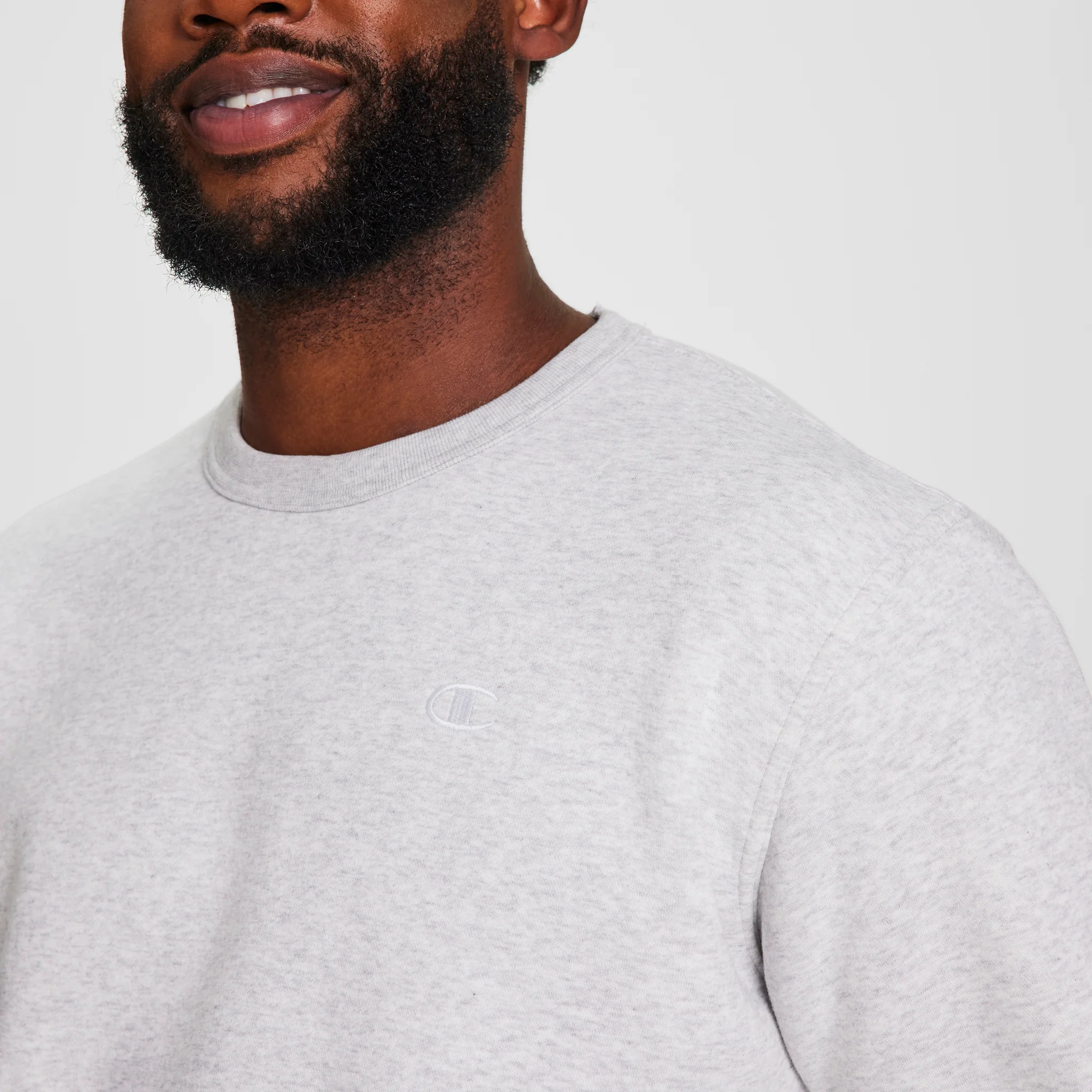 Powerblend Crewneck Sweatshirt, C Logo - Big & Tall - Image 3