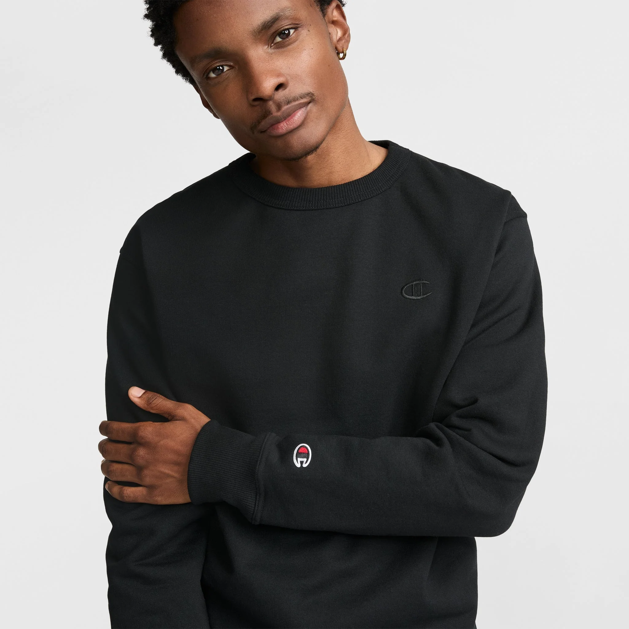 Powerblend Crewneck Sweatshirt, C Logo - Image 3