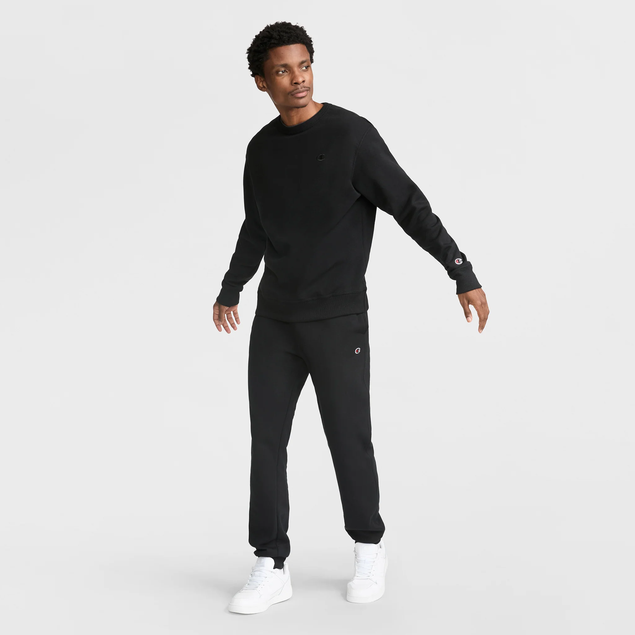 Powerblend Crewneck Sweatshirt, C Logo - Image 4