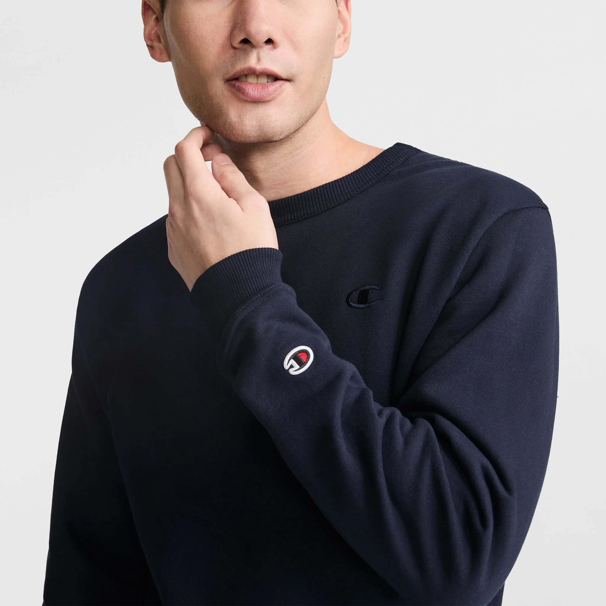 Powerblend Crewneck Sweatshirt, C Logo - Image 3