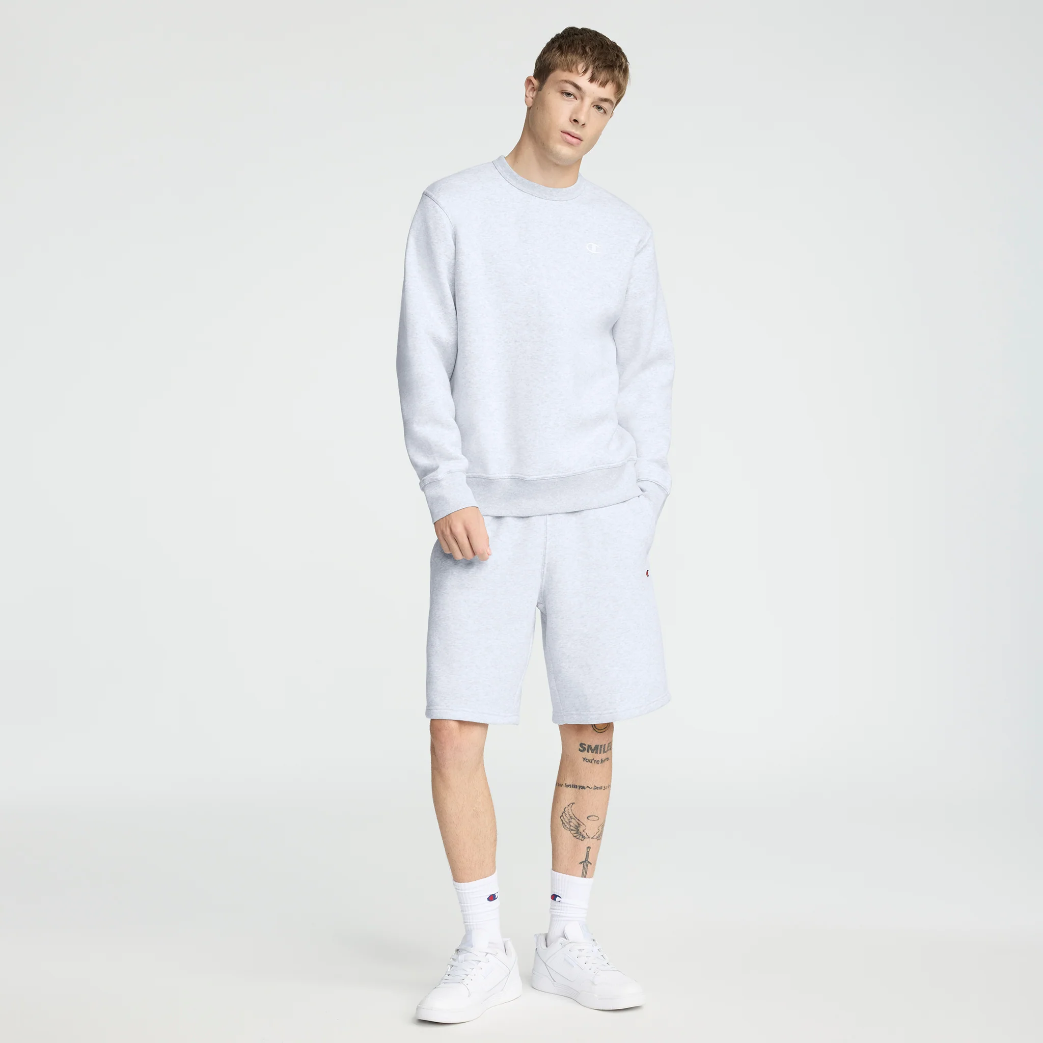 Powerblend Crewneck Sweatshirt, C Logo - Image 4