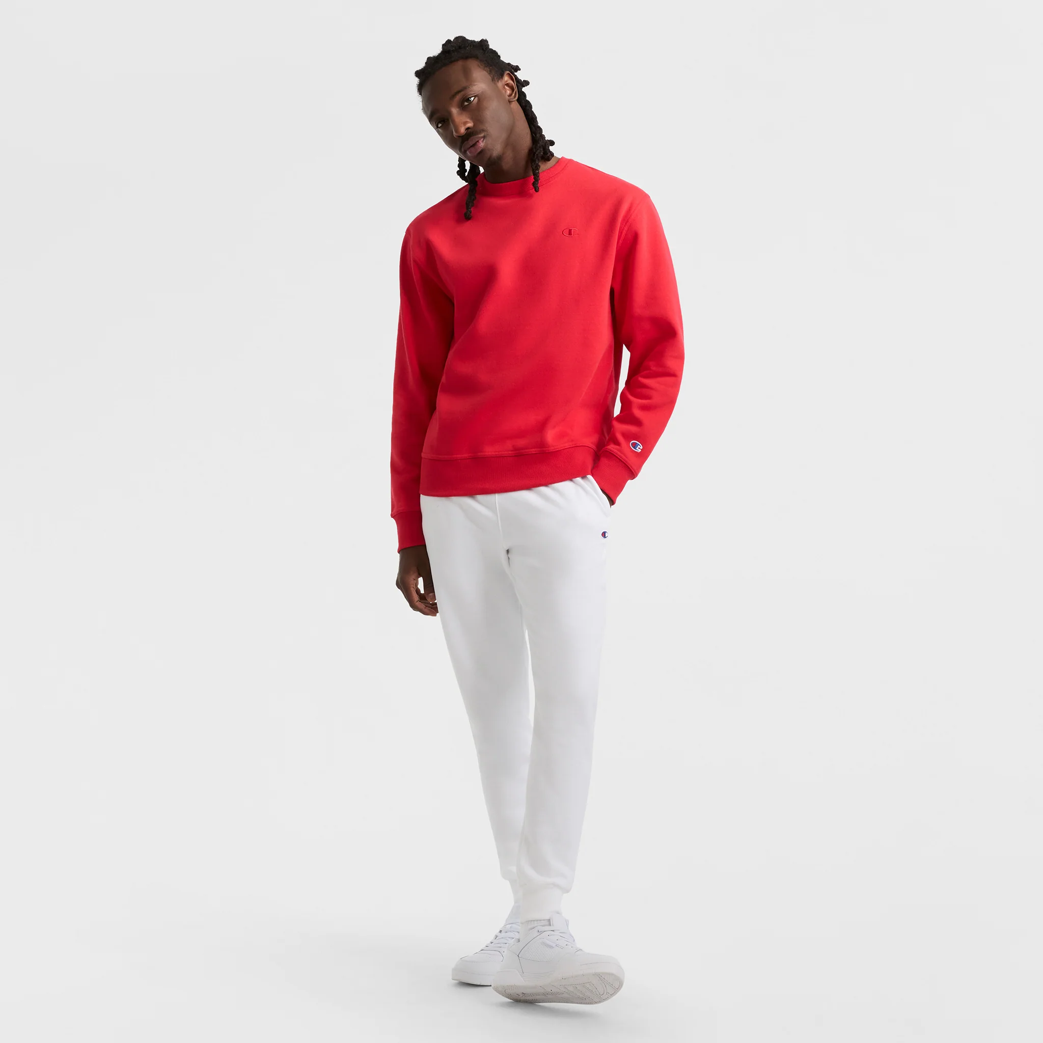 Powerblend Crewneck Sweatshirt, C Logo - Image 3