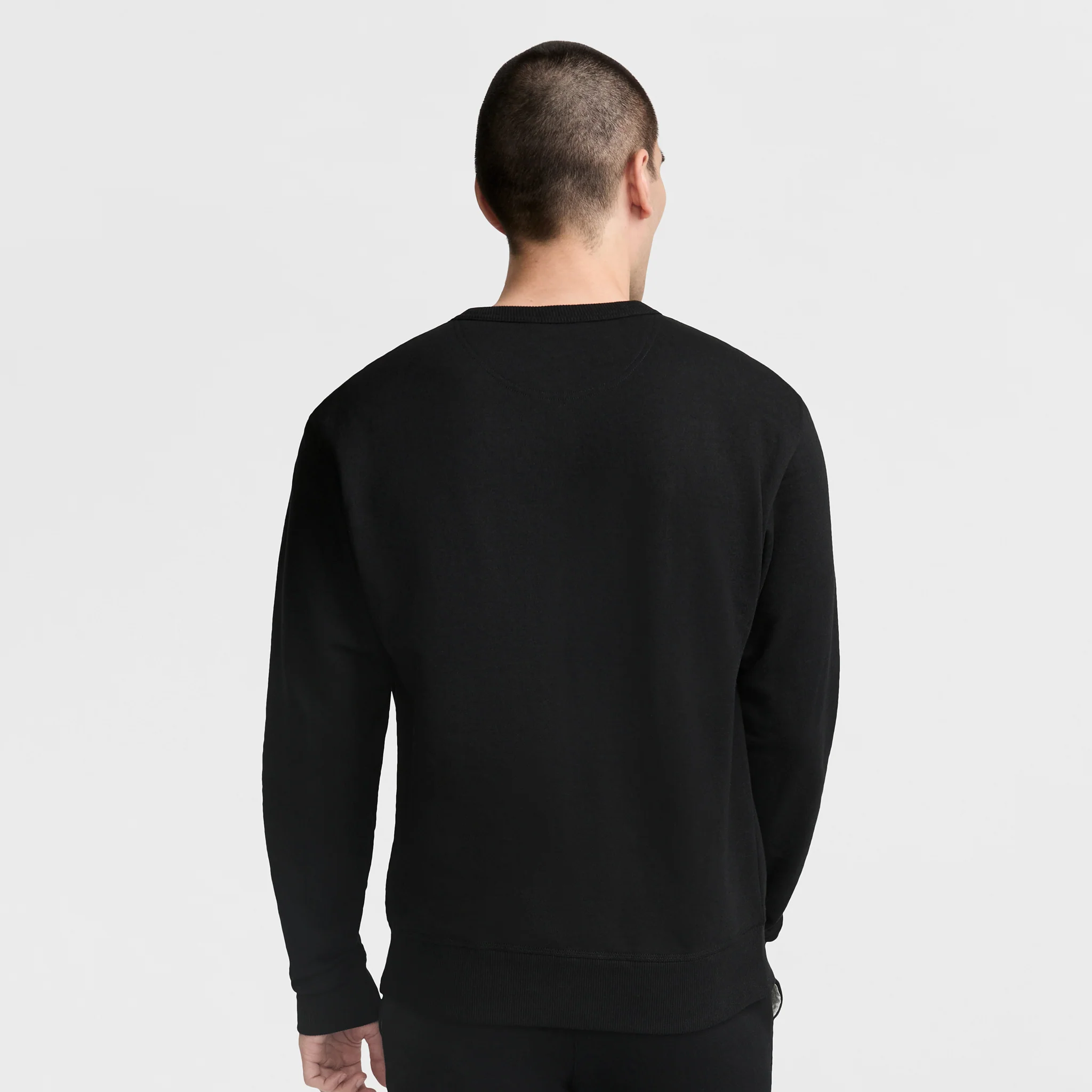 Powerblend Crewneck Sweatshirt, Script Logo - Image 2